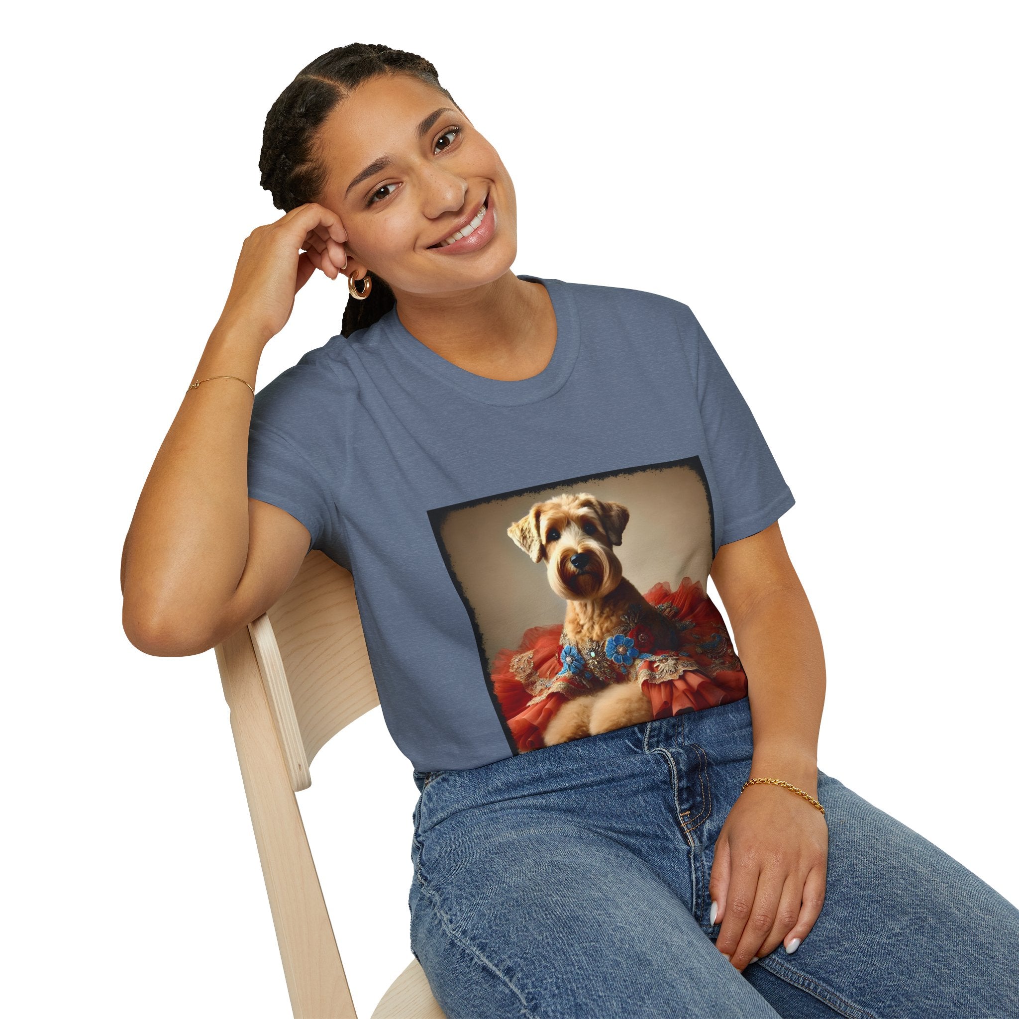 Wheaten Terrier Glitzy Gal | Unisex Dog T-Shirt