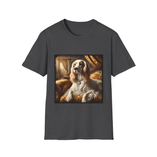 English Springer Spaniel Lemon Princess design dog lover unisex t-shirt in dark heather