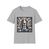 Basset Hound B&W Bold Eyes | Unisex Dog T-Shirt