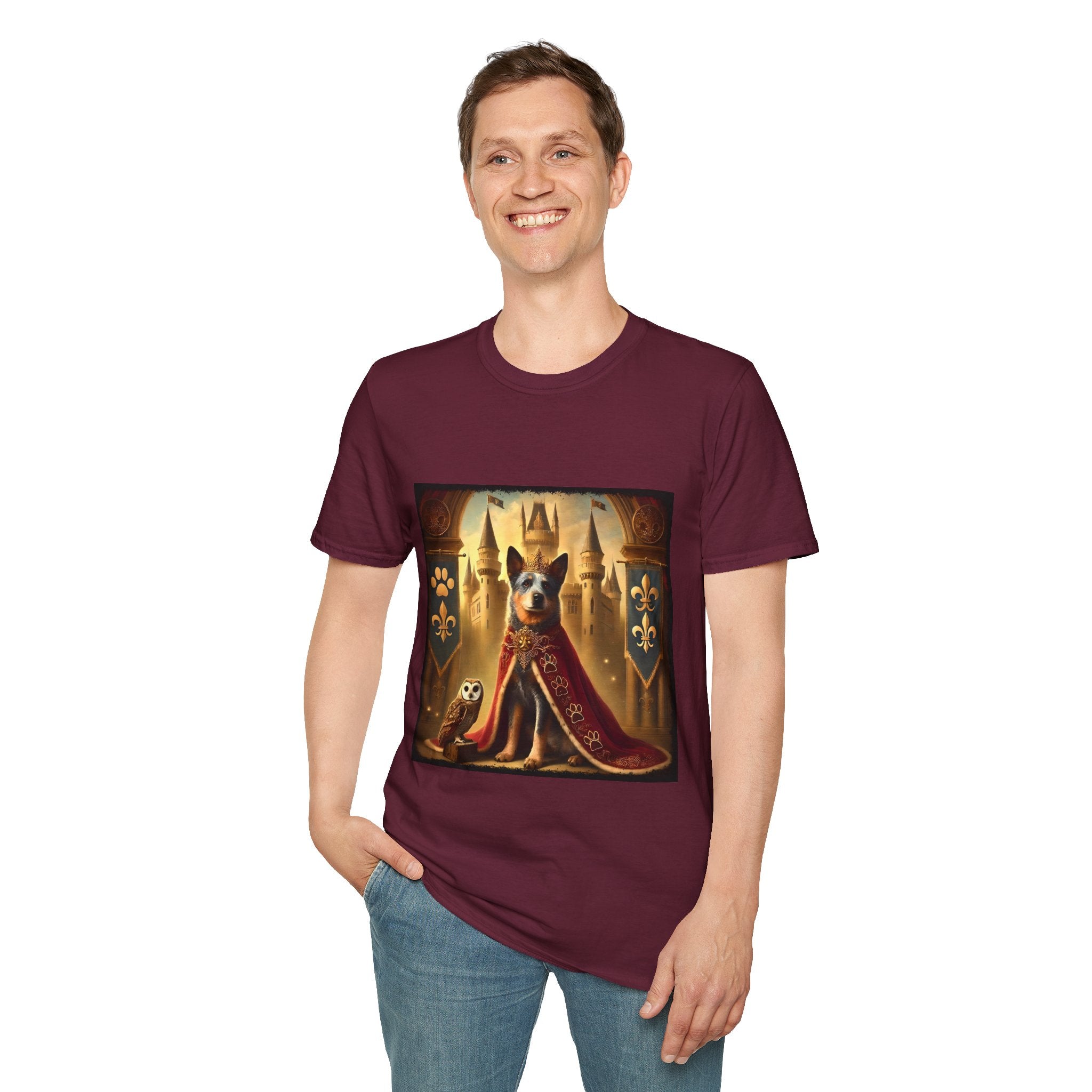 Australian Cattle Dog Velvet King | Unisex Dog T-Shirt