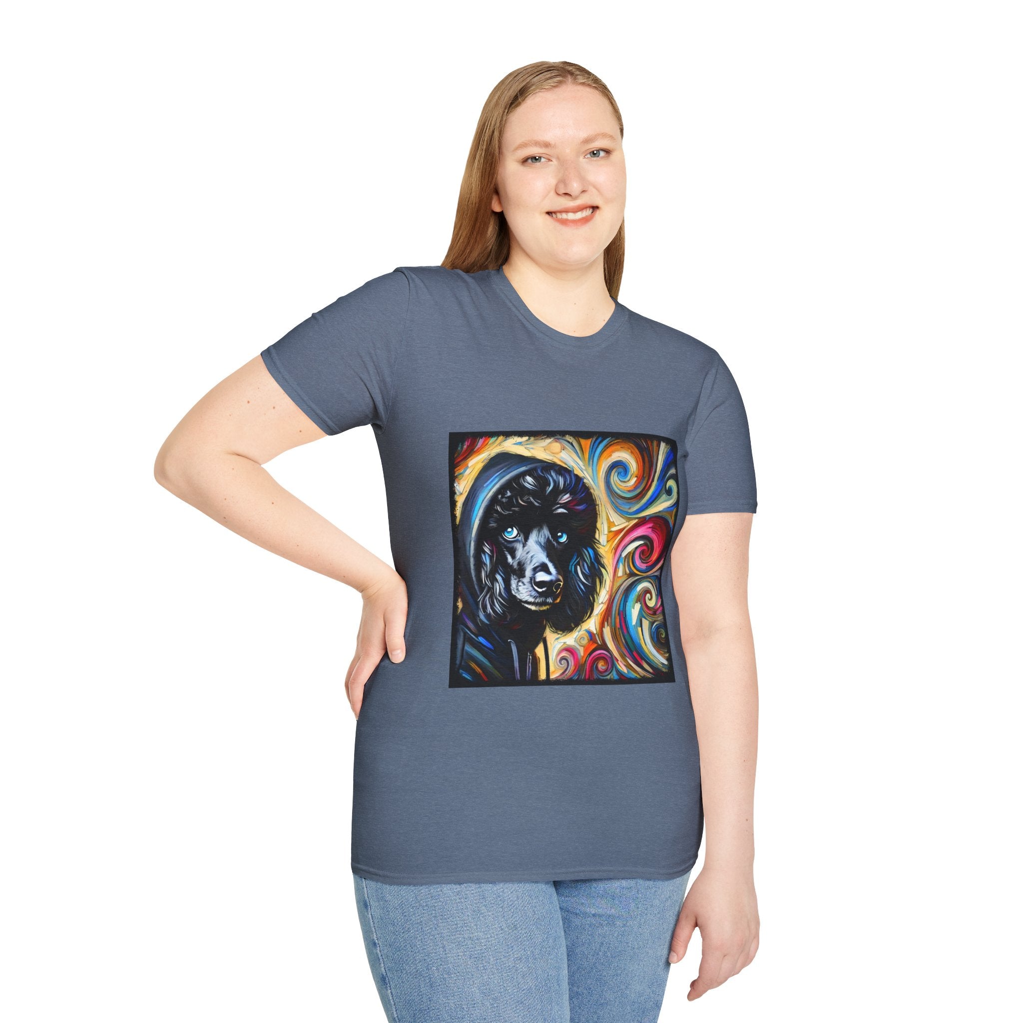 Poodle Hoodie Swirl II | Unisex Dog T-Shirt