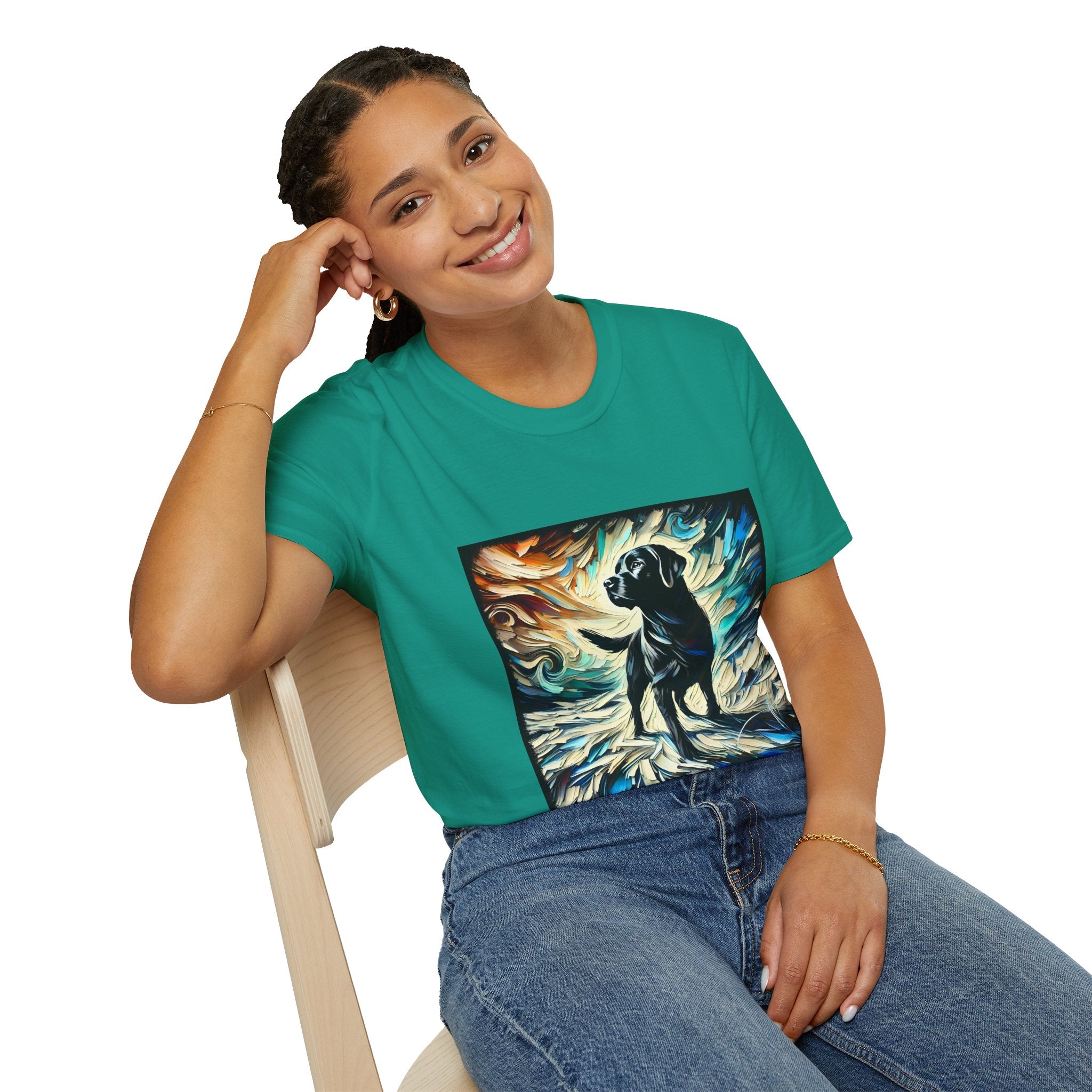 Labrador Retriever Snow Swirl | Unisex Dog T-Shirt