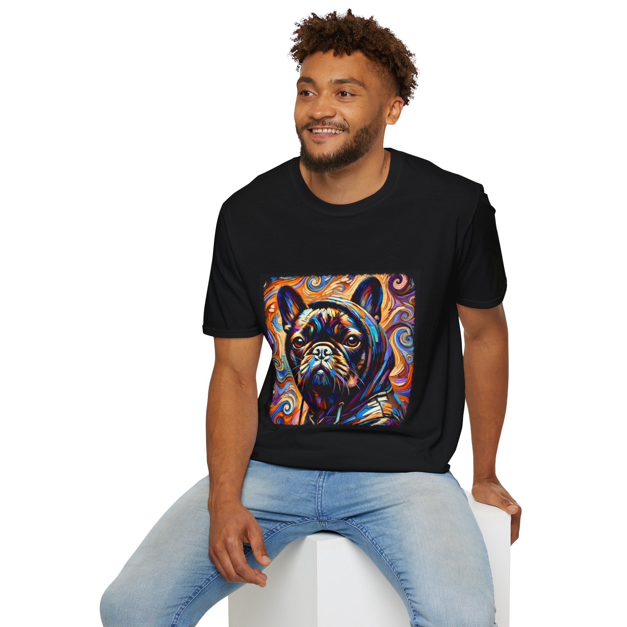 French Bulldog Shirt | Relaxed Swirl Dog Lover Tee