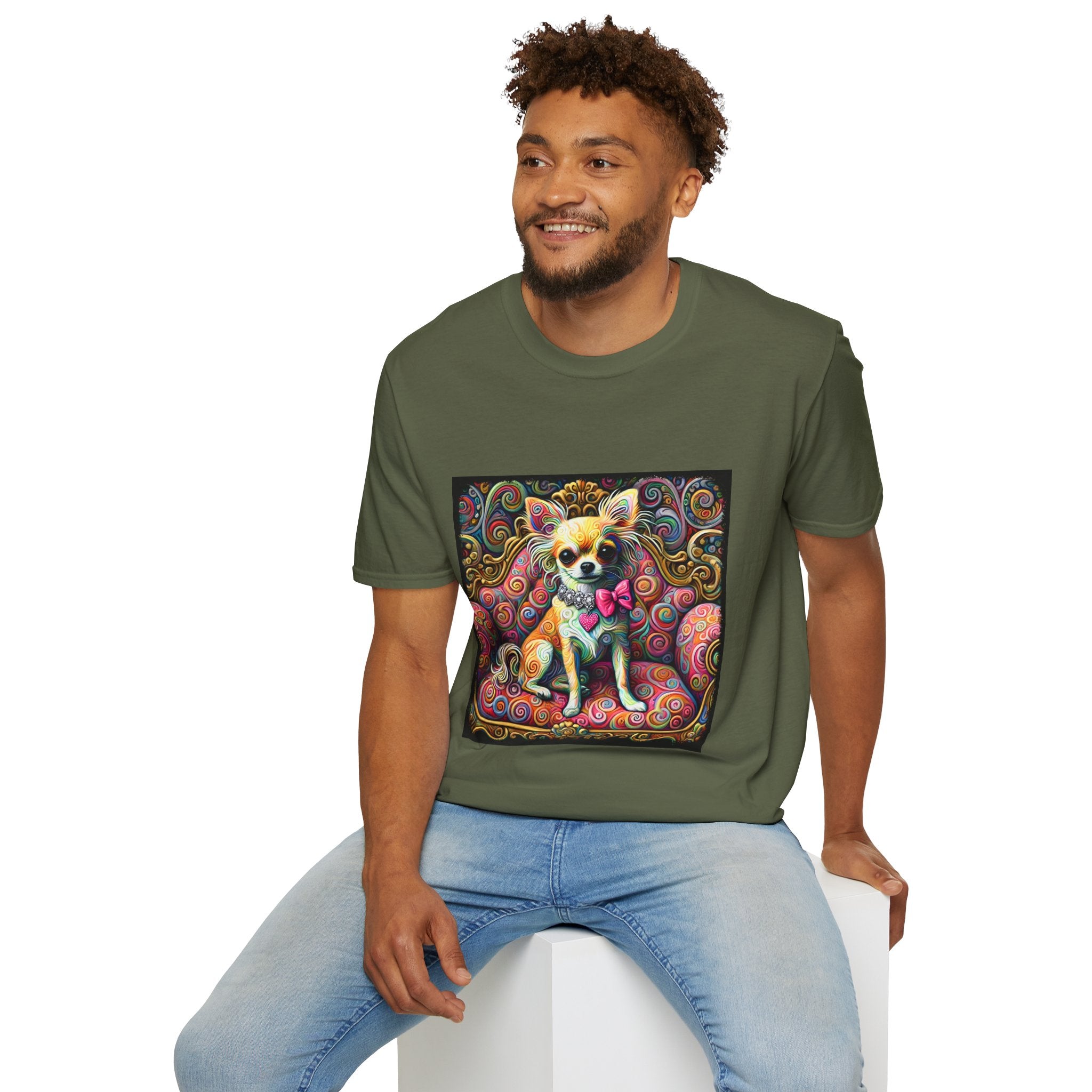 Chihuahua Love Swirl | Unisex Dog T-Shirt