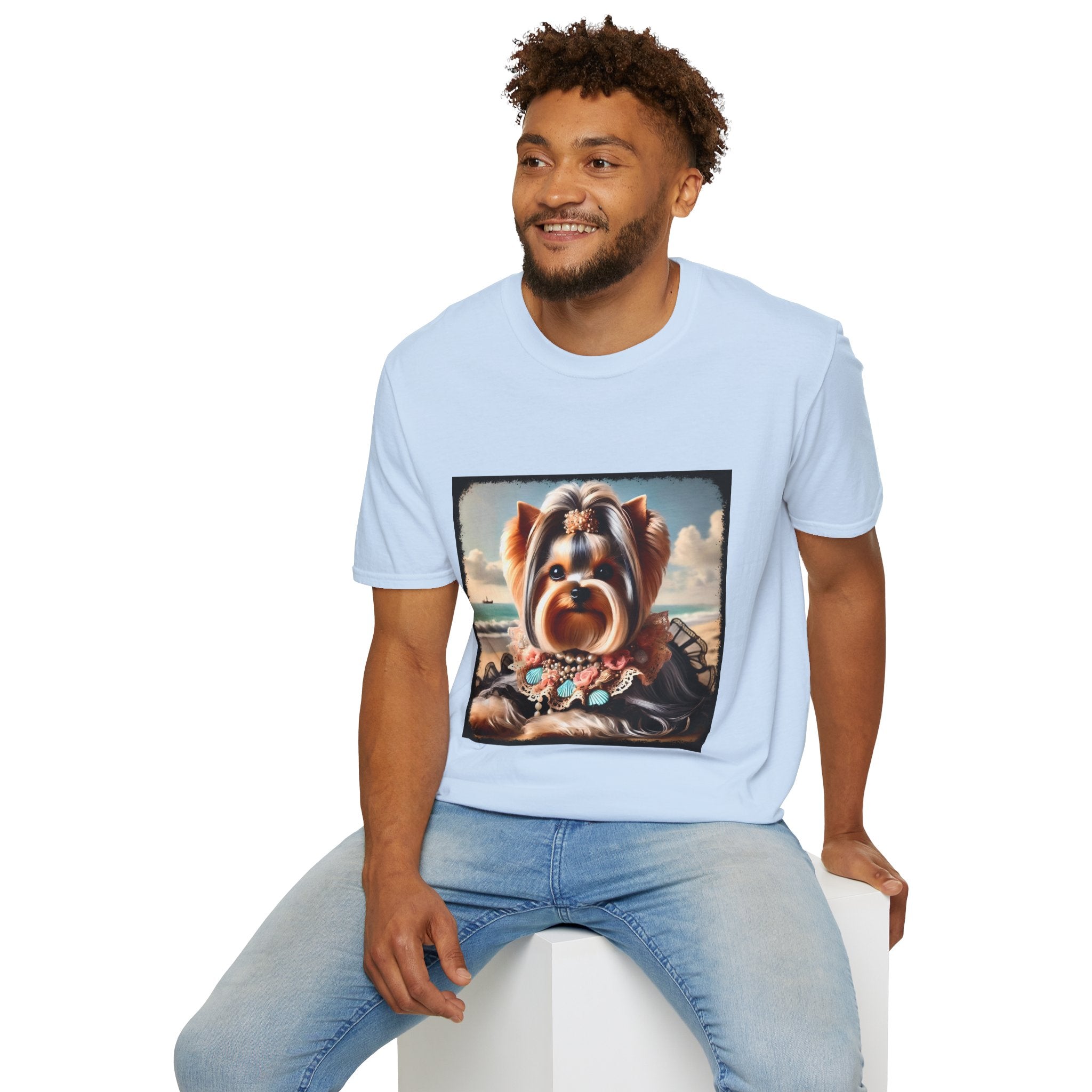 Yorkshire Terrier Beach Beauty | Unisex Dog T-Shirt