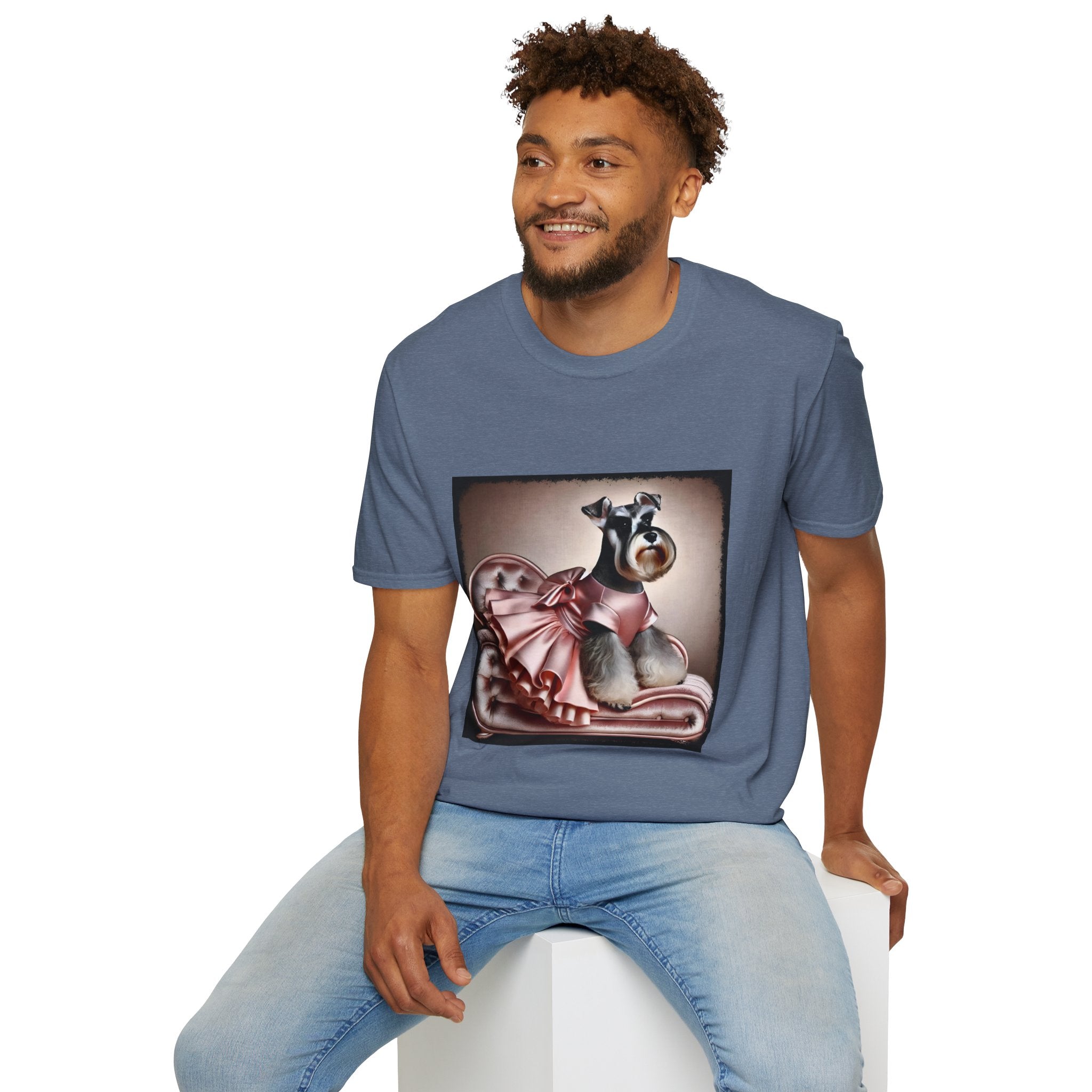 Schnauzer Blush Baby | Unisex Dog T-Shirt