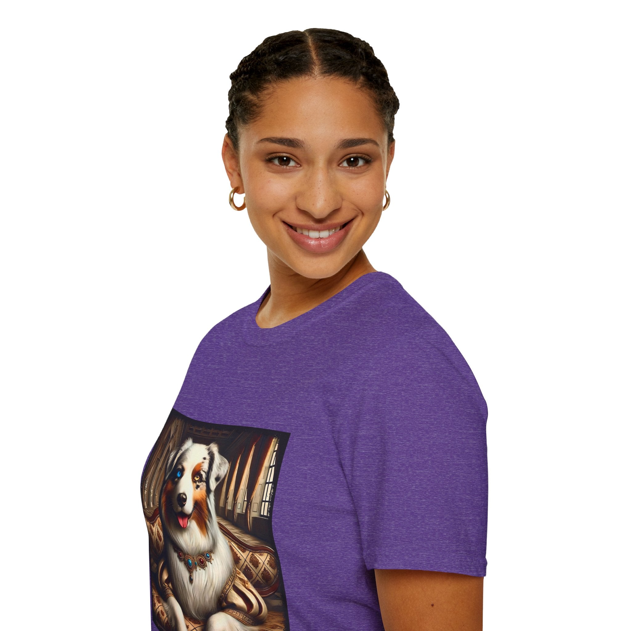 Australian Shepherd Poised Princess | Unisex Dog T-Shirt