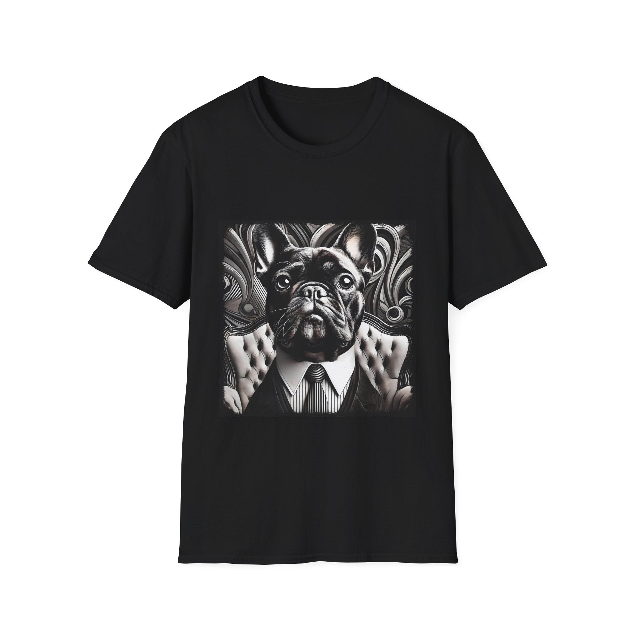 French Bulldog Shirt | B&W Gentleman Dog Lover Tee