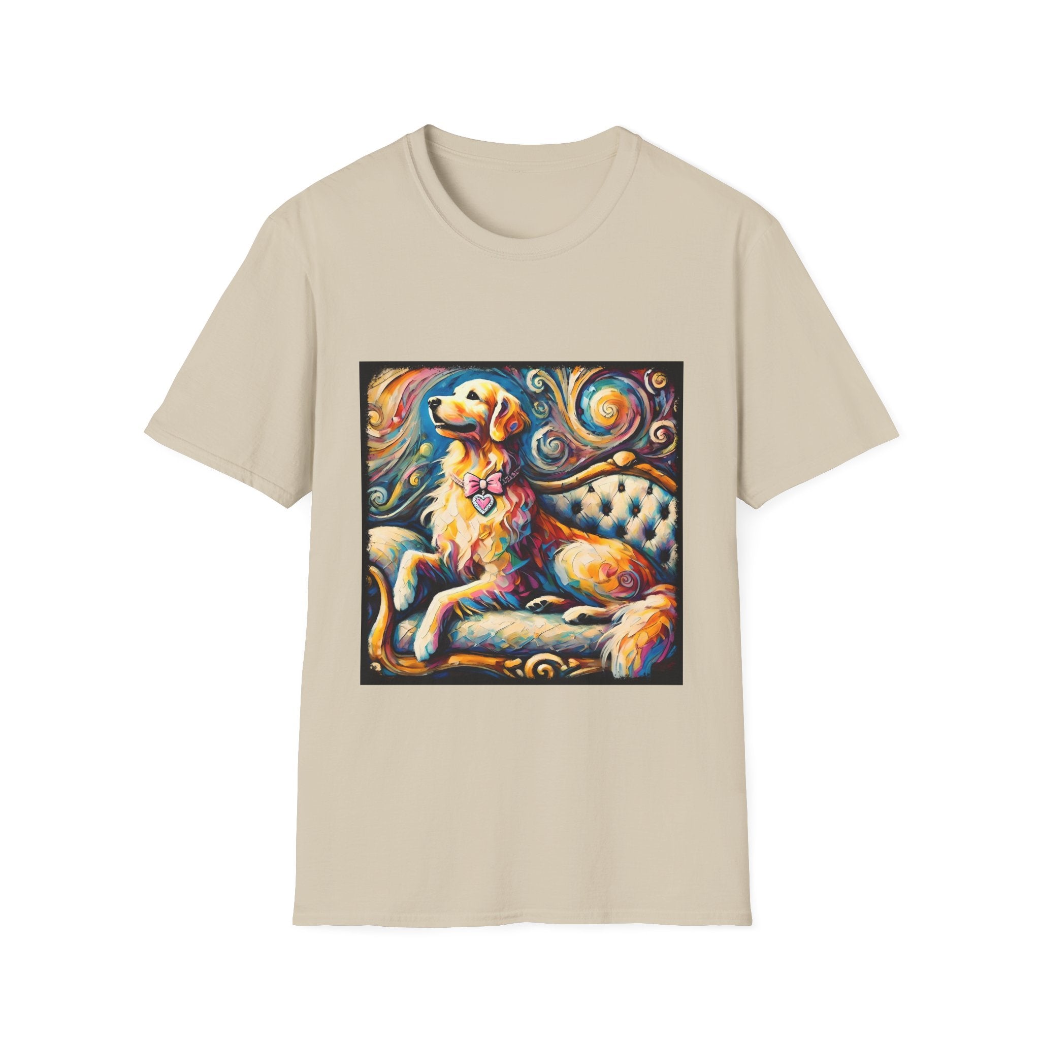Golden Retriever Shirt | Pastel Swirl Dog Lover Tee