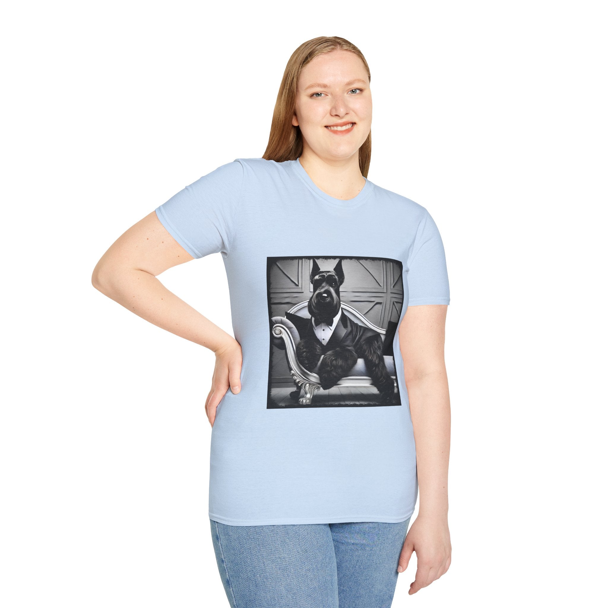 Schnauzer Suave Stud | Unisex Dog T-Shirt