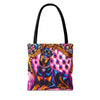 Doberman Pinscher Tote Bag | Rococo Romance Dog Lover Gift