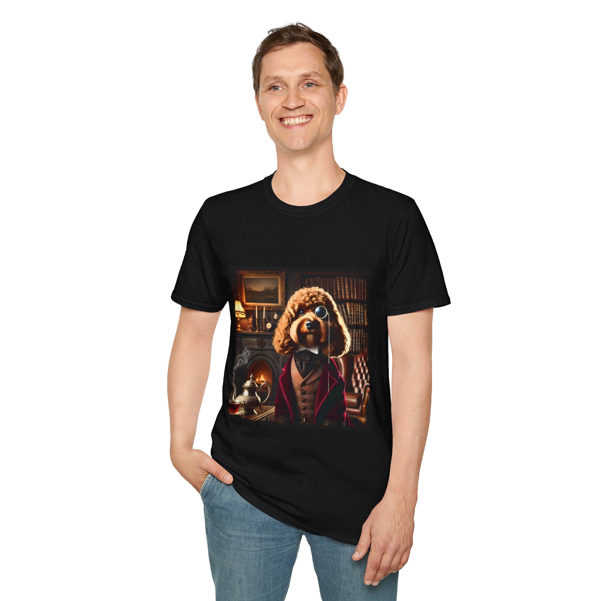 Cavapoo Mister Monacle | Unisex Dog T-Shirt