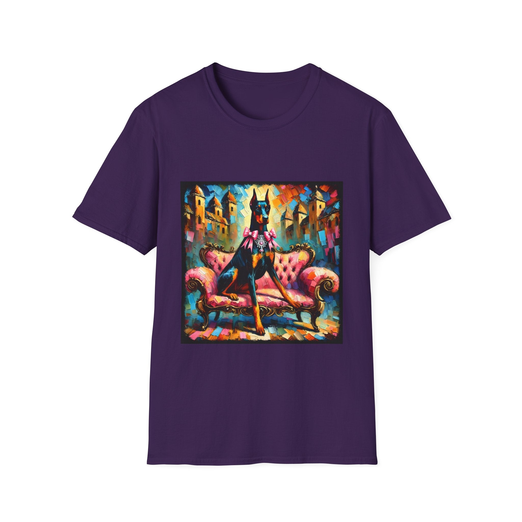 Doberman Pinscher Diamond Princess Classic | Unisex Dog T-Shirt