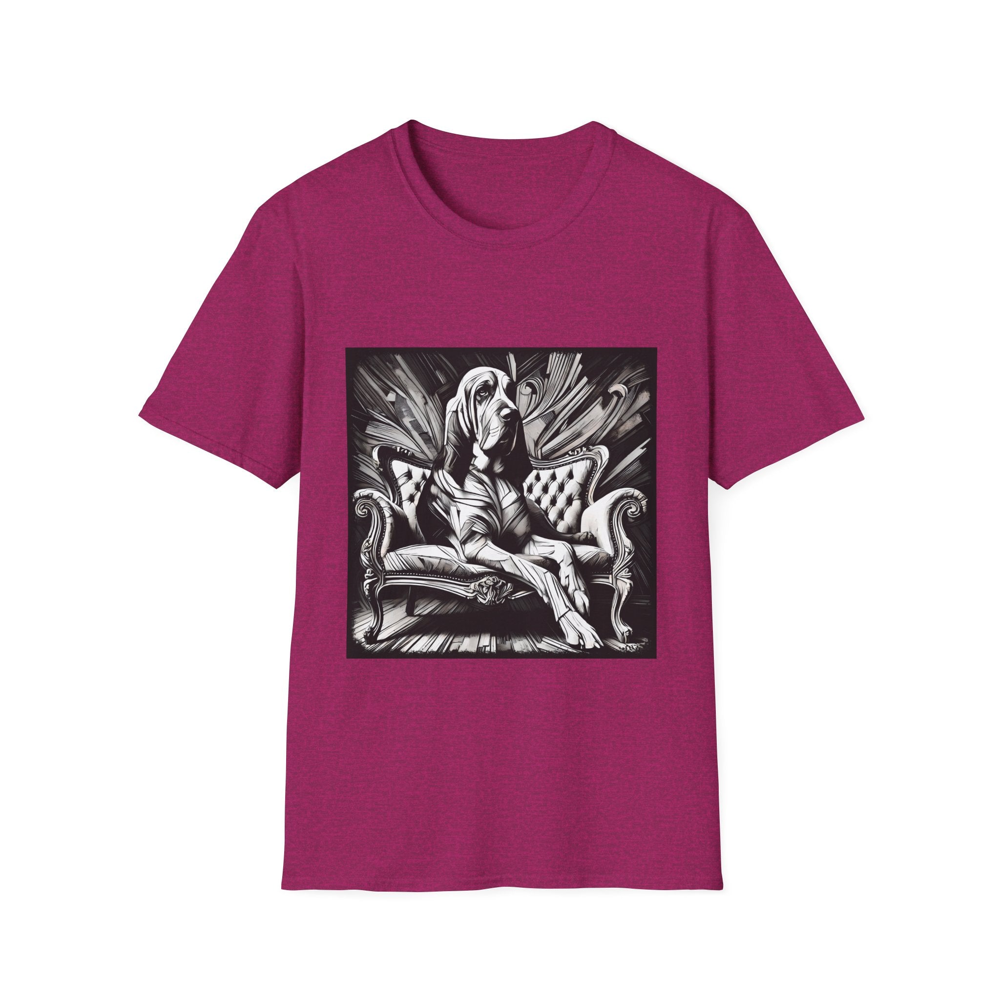 Bloodhound B&W Bold | Unisex Dog T-Shirt
