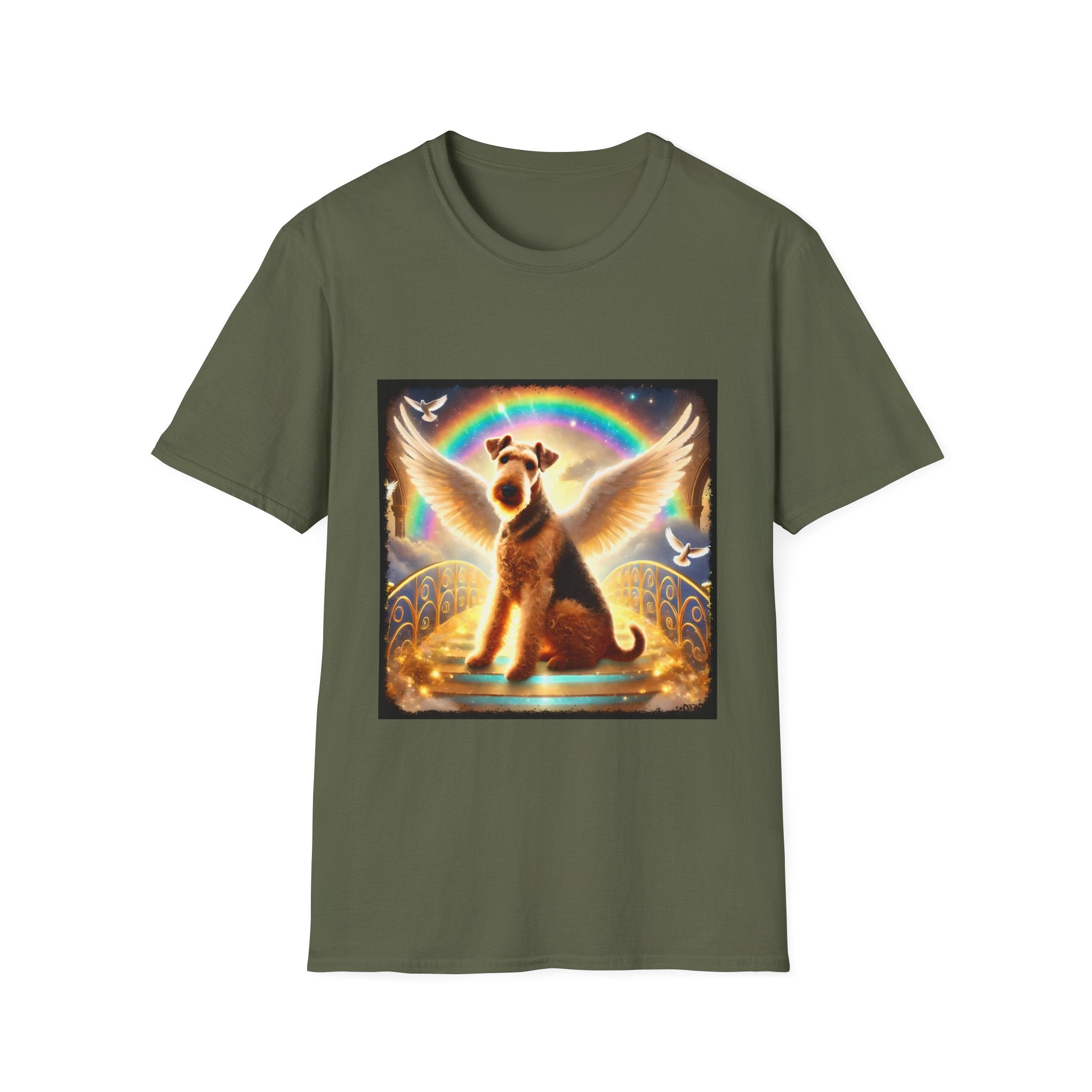 Airedale Terrier Shirt | Rainbow Bridge Dog Lover Tee
