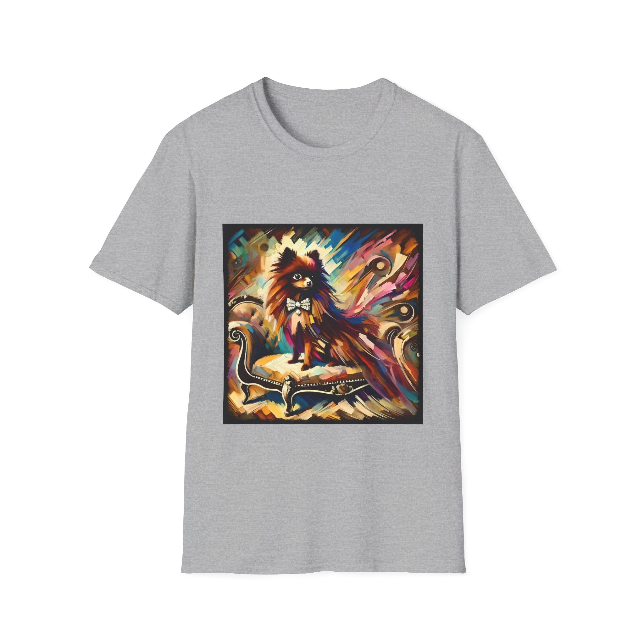 Pomeranian Bold Swirl | Unisex Dog T-Shirt