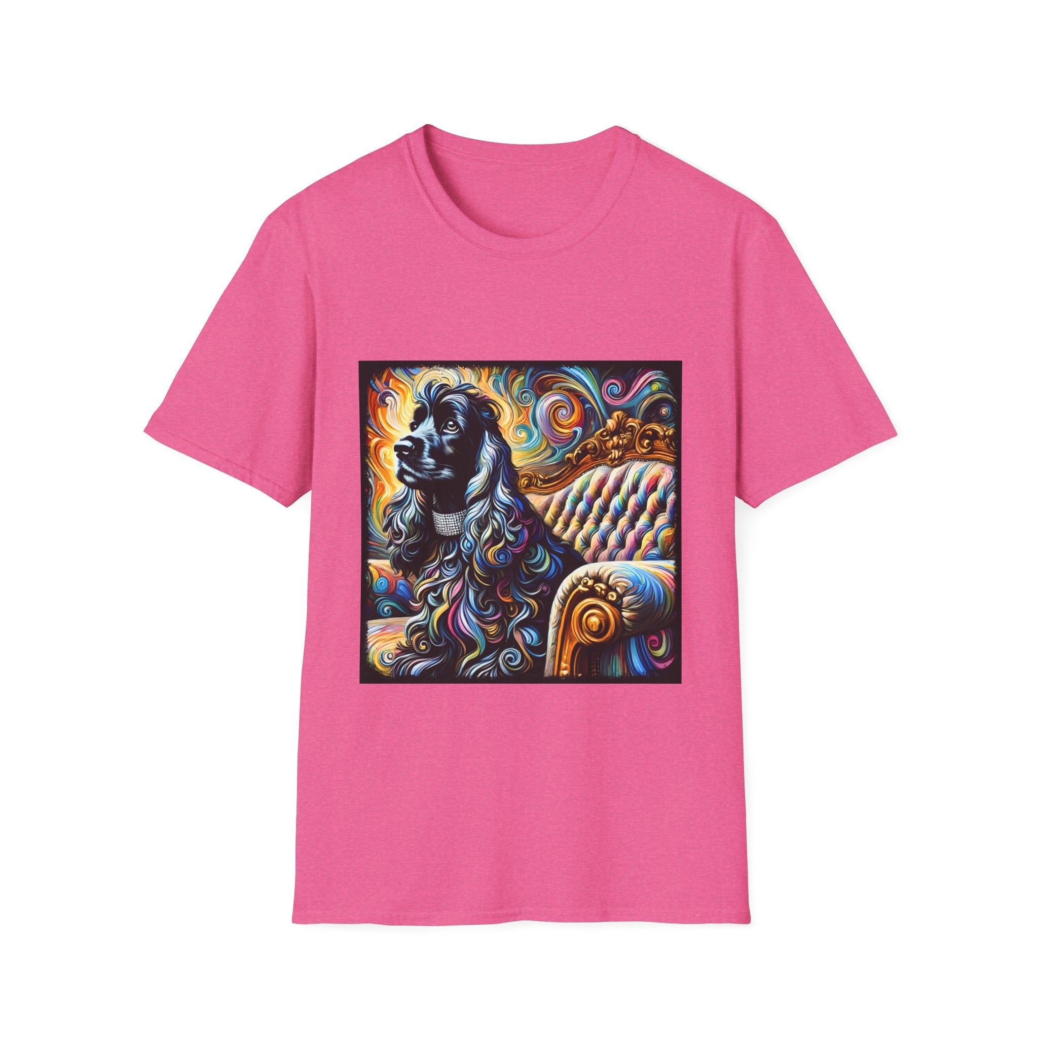 Cocker Spaniel Bold Swirl | Unisex Dog T-Shirt