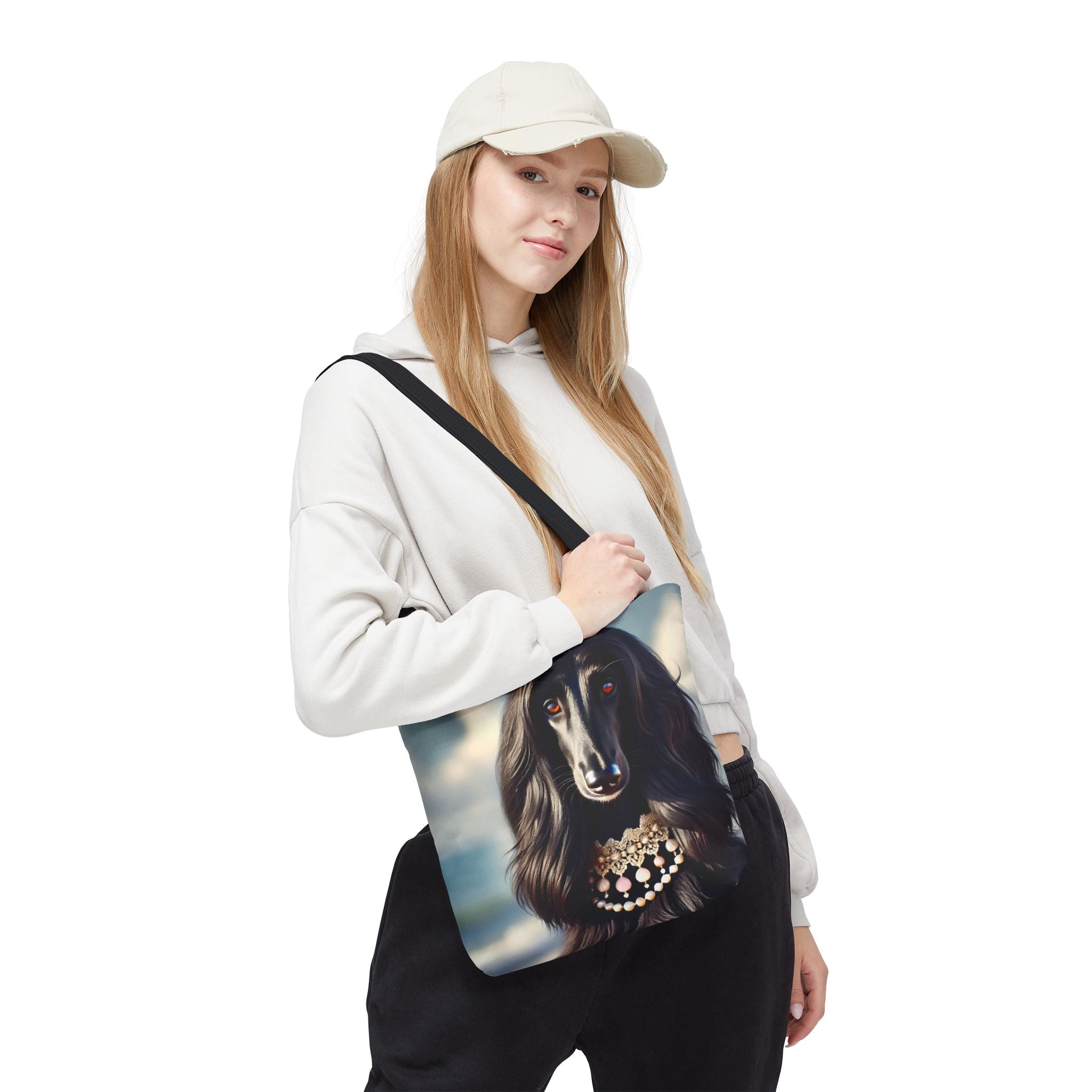 Afghan Hound Tote Bag | Beach Bombshell Dog Lover Gift