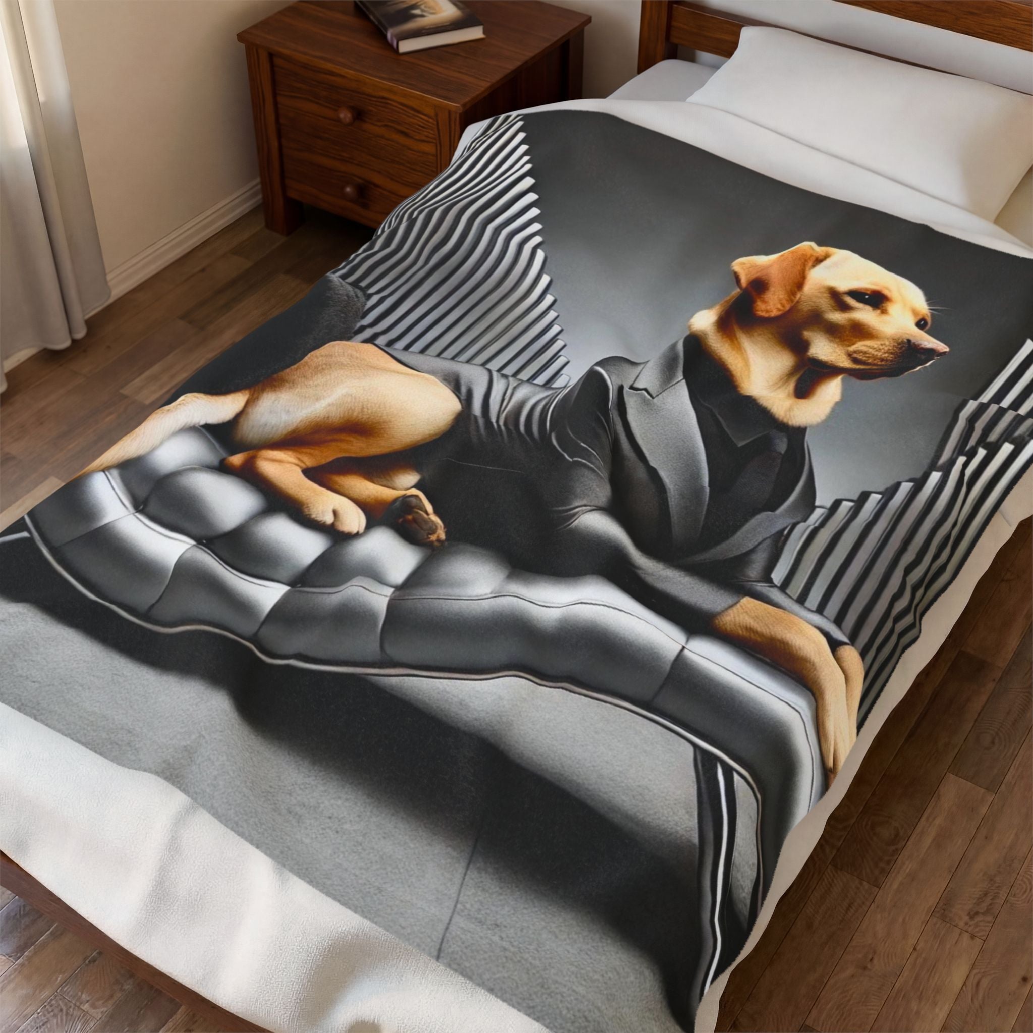 Labrador Retriever Blanket | Dapper Dude Dog Lover Gift