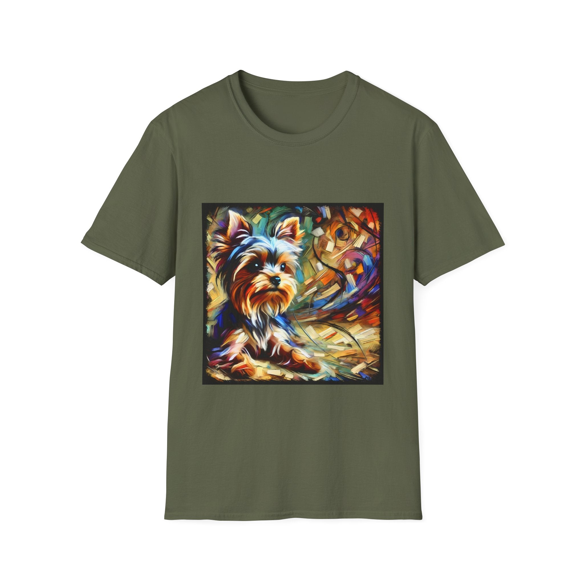 Yorkshire Terrier Multicolored Classic | Unisex Dog T-Shirt