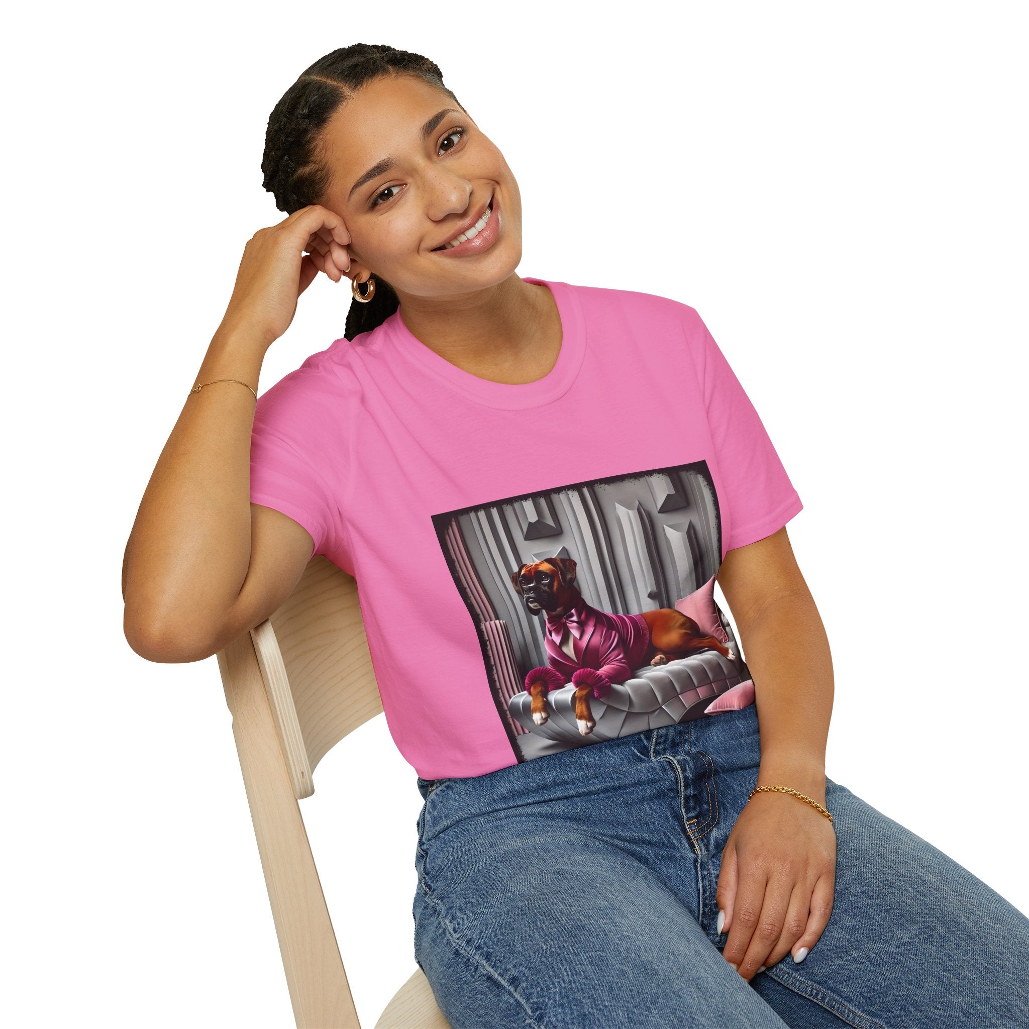 Boxer Click Queen | Unisex Dog T-Shirt