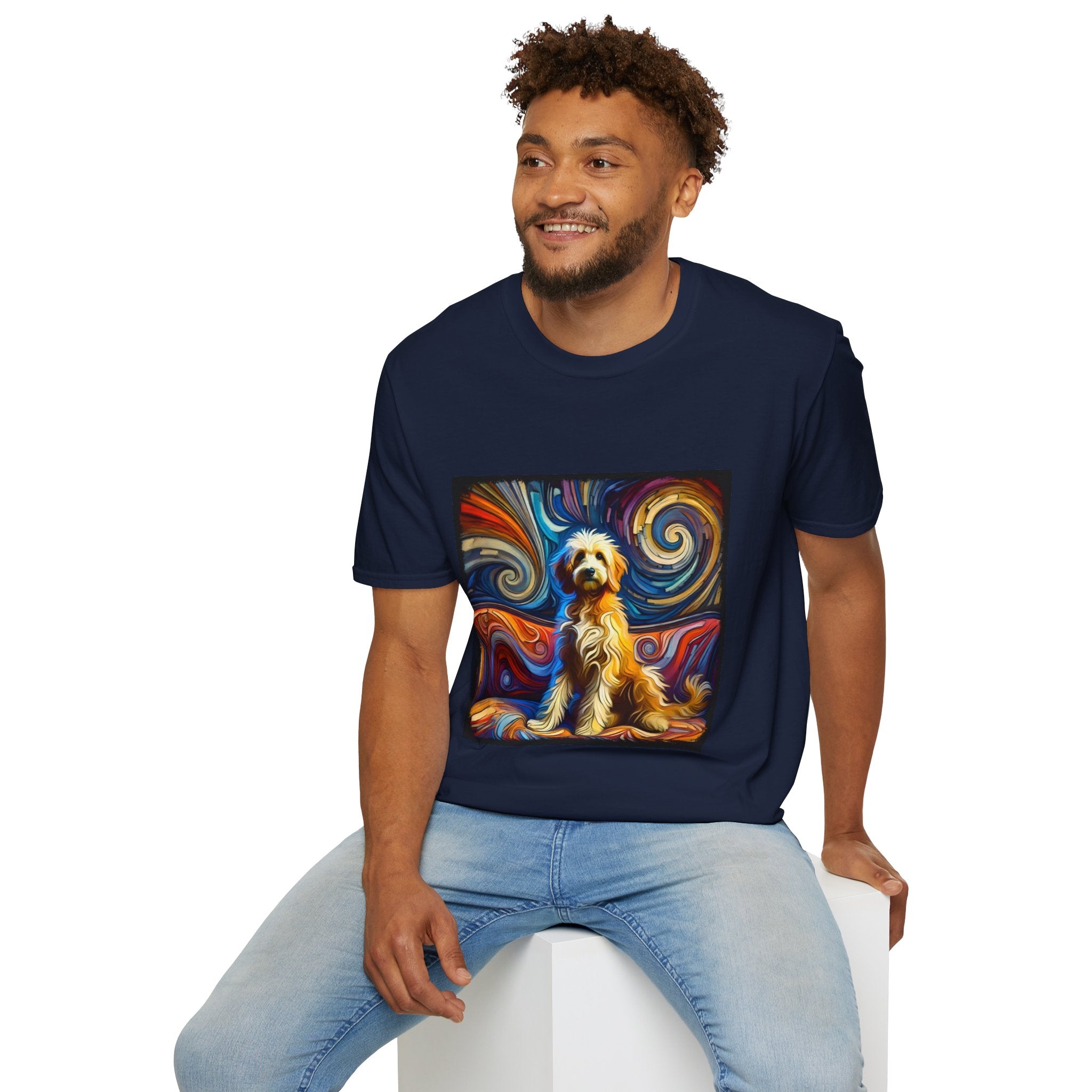 Goldendoodle Multicolored Swirl | Unisex Dog T-Shirt