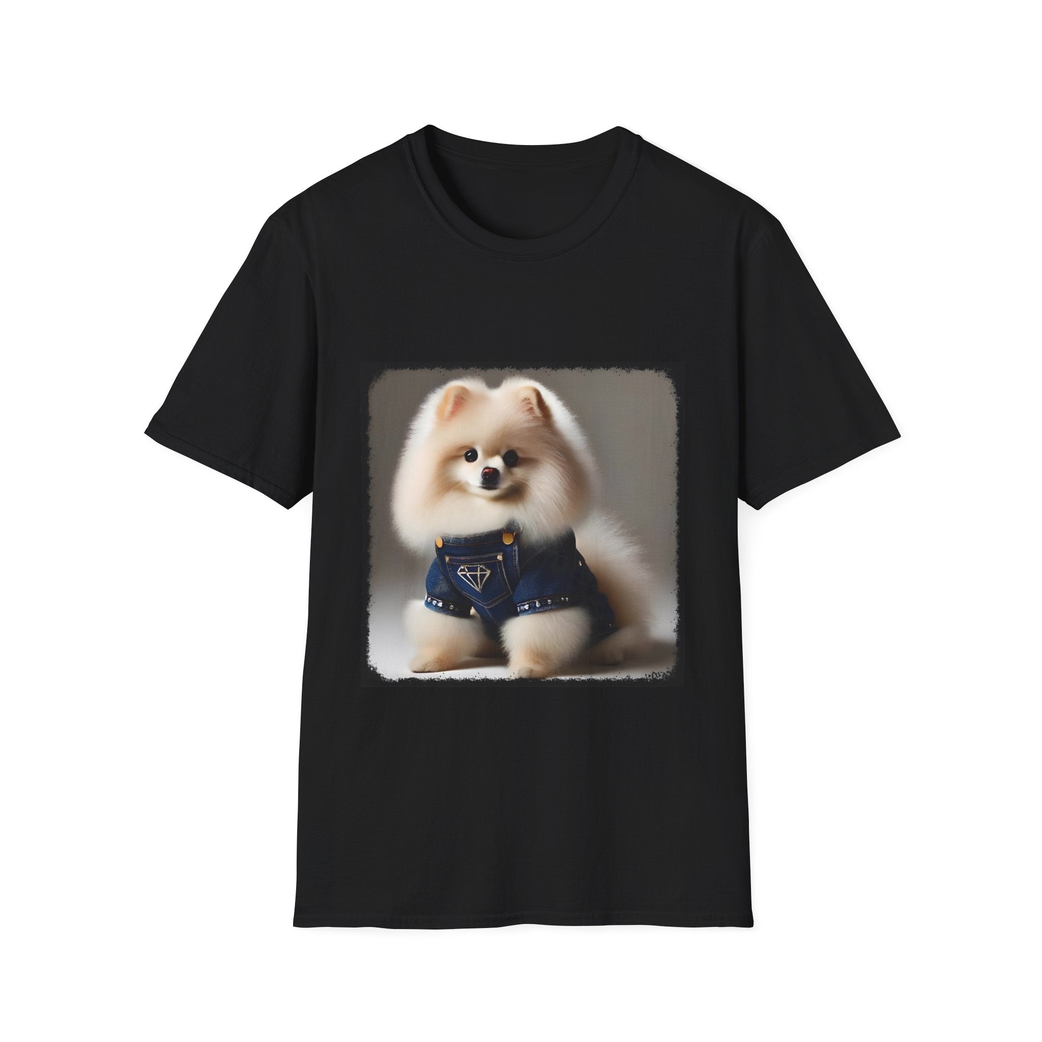 Pomeranian Pure Denim | Unisex Dog T-Shirt