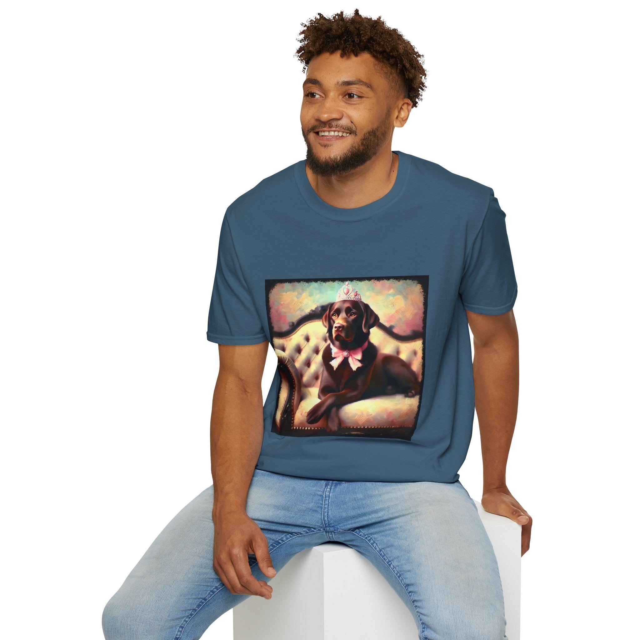 Labrador Retriever Poised Princess Classic | Unisex Dog T-Shirt