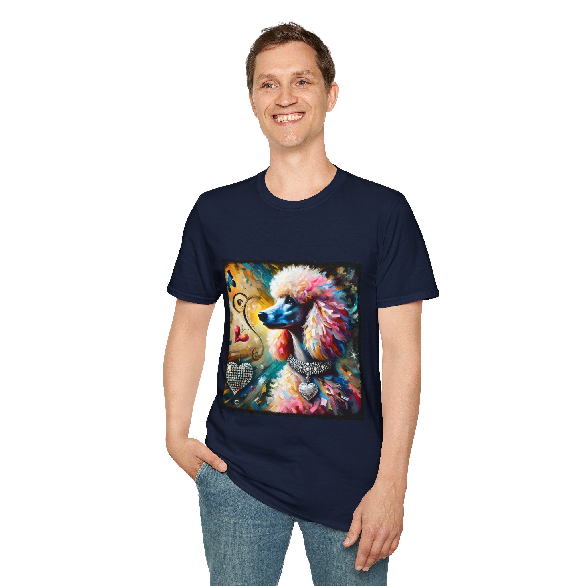 Poodle Diamond Heart Classic | Unisex Dog T-Shirt