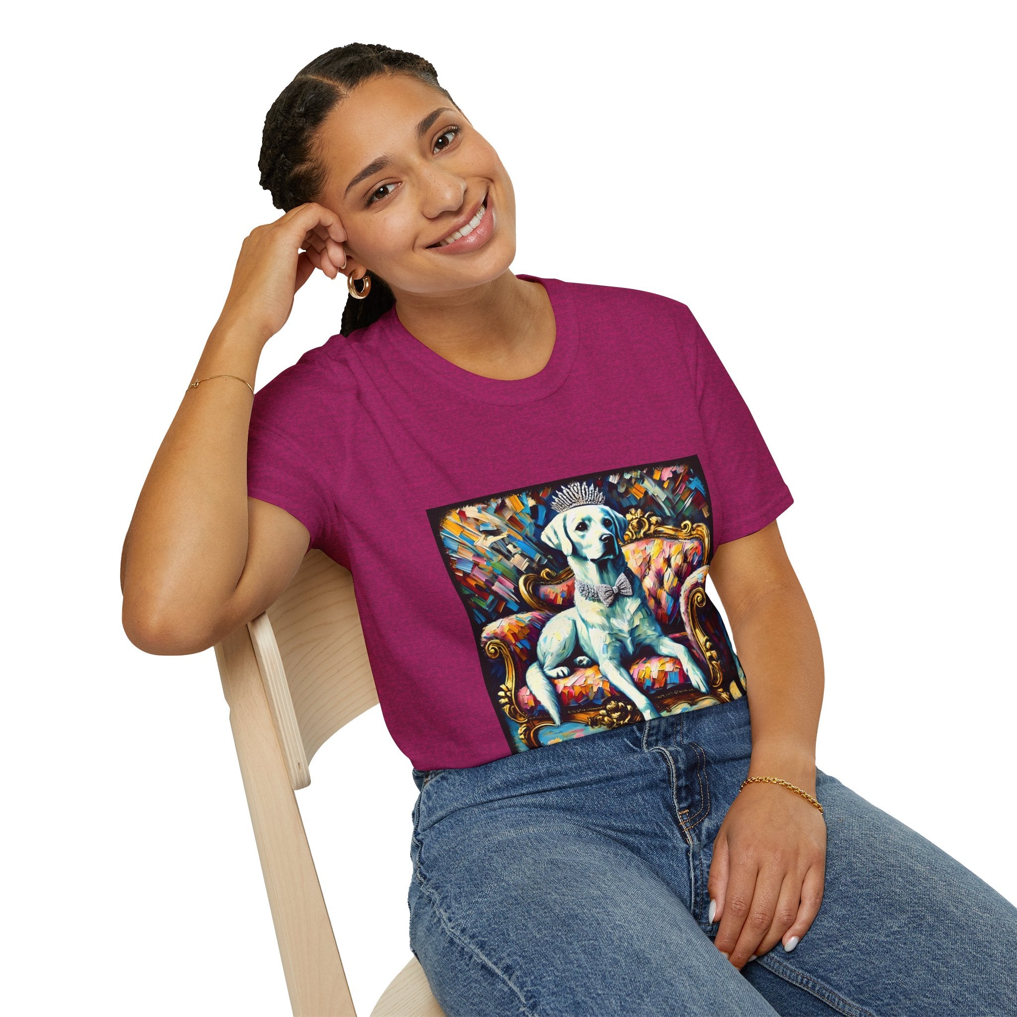 Labrador Retriever Diamond Princess Classic  | Unisex Dog T-Shirt