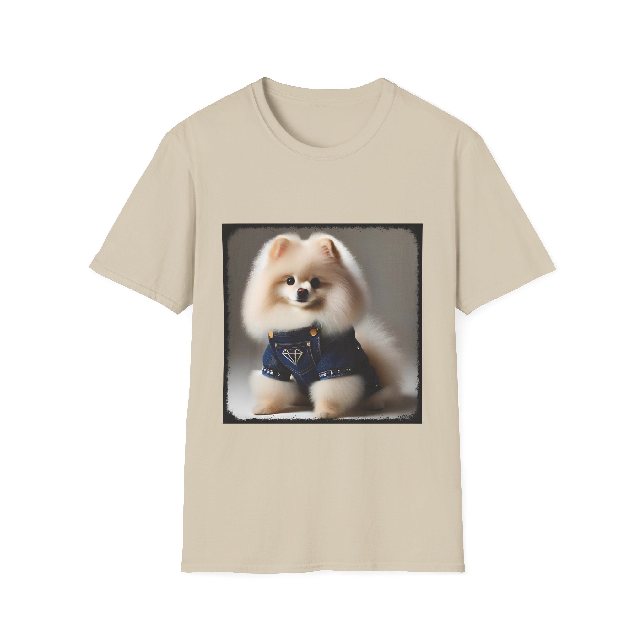 Pomeranian Pure Denim | Unisex Dog T-Shirt