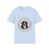 Bernese Mountain Dog Wear Your Love for Dogs design dog lover unisex t-shirt in light blue