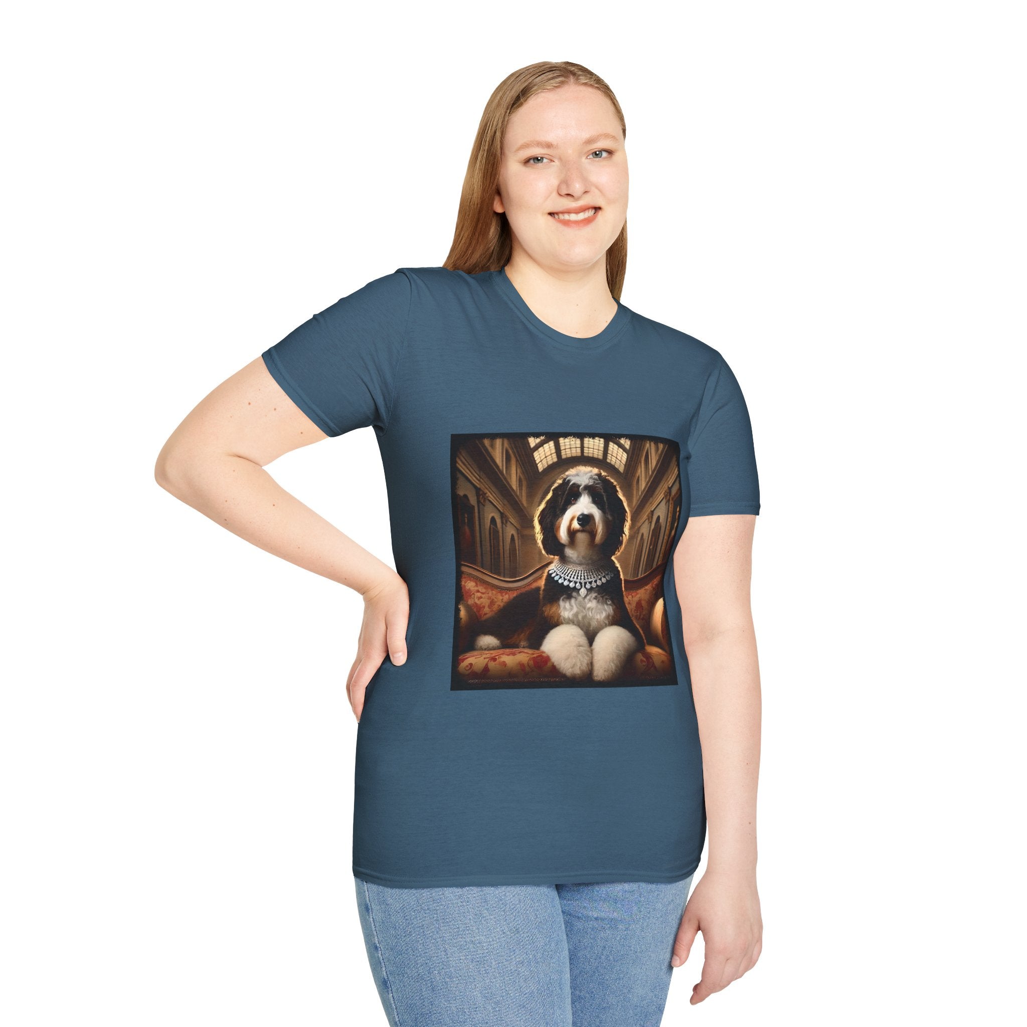 Bernedoodle Diamond Princess | Unisex Dog T-Shirt