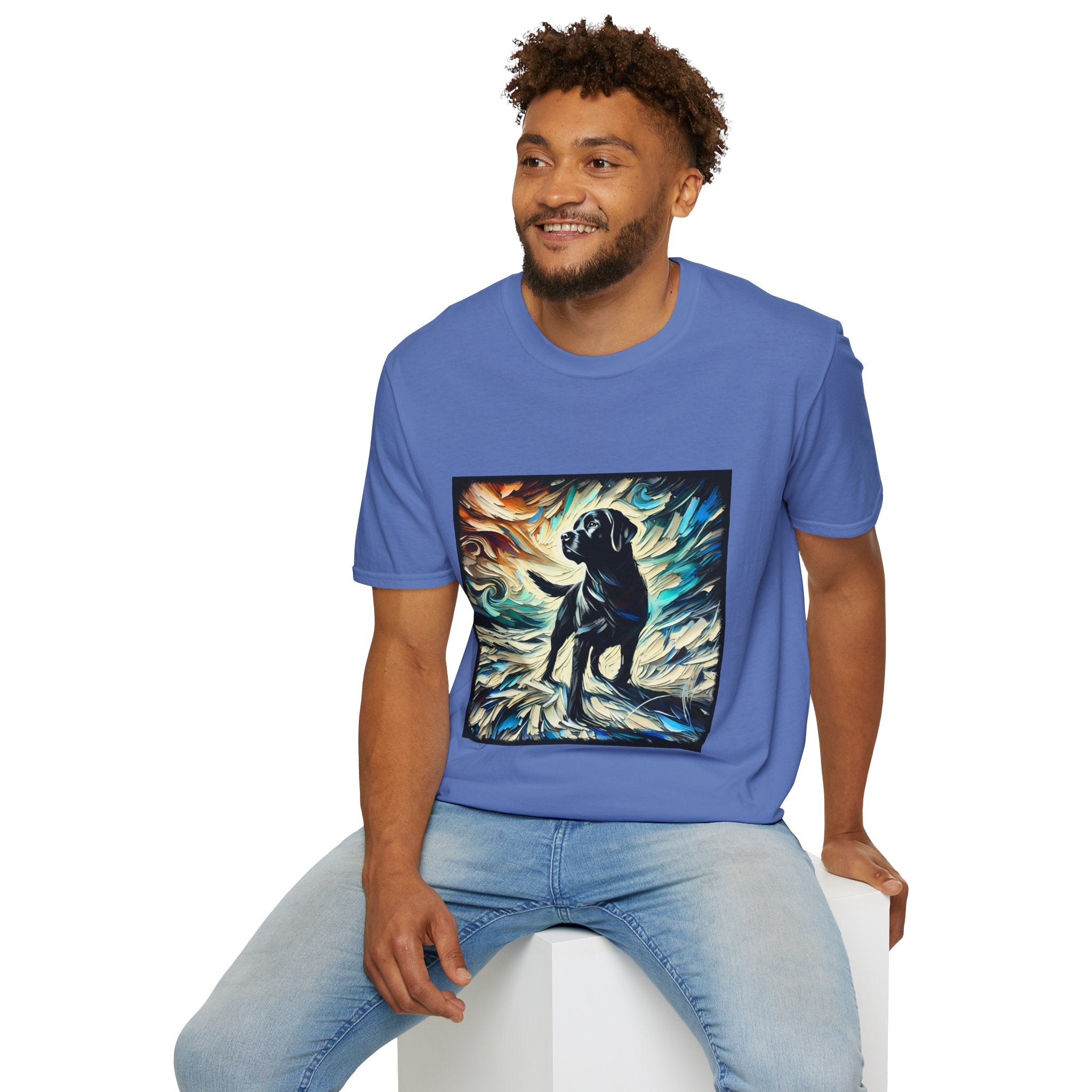 Labrador Retriever Snow Swirl | Unisex Dog T-Shirt