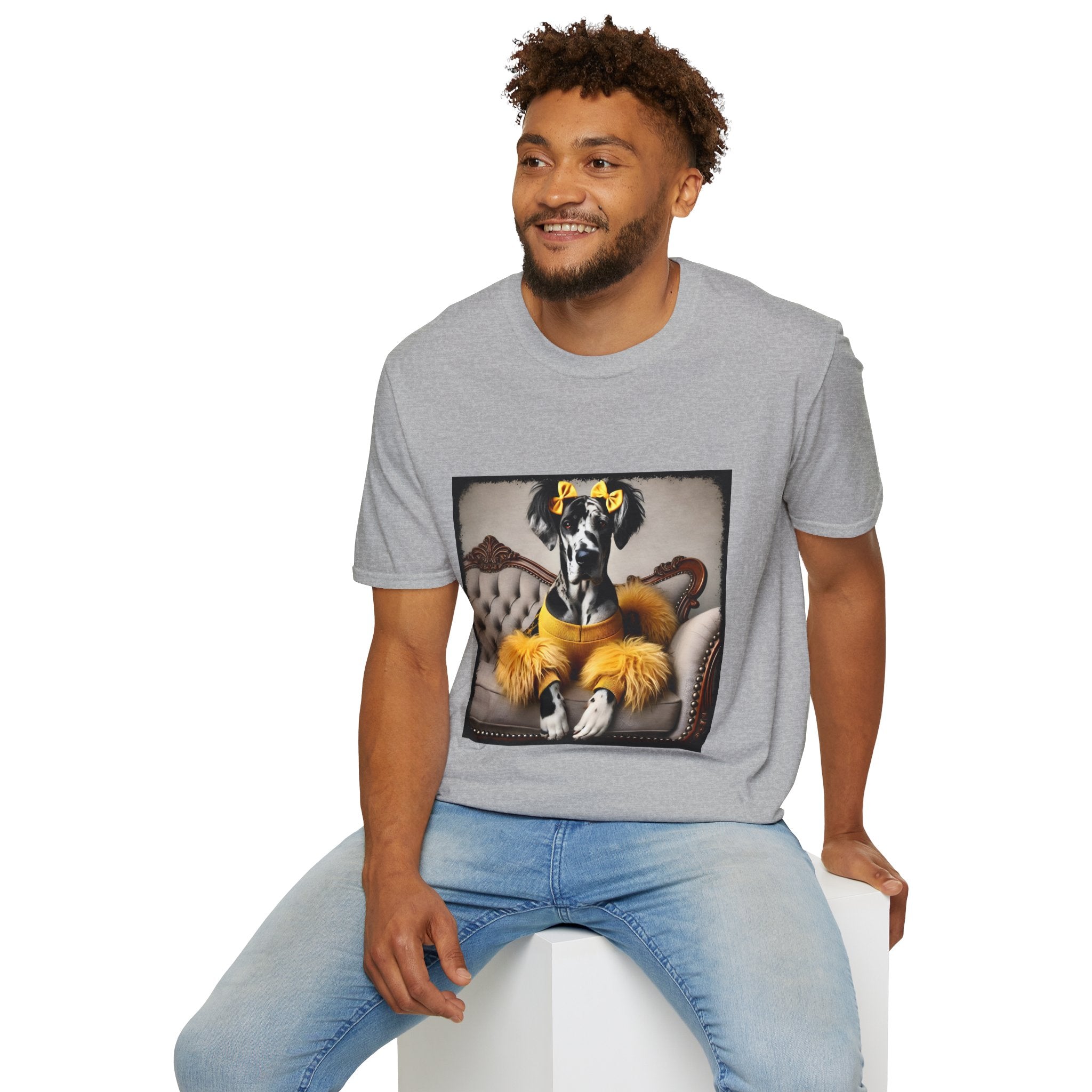 Great Dane Glamour Belle | Unisex Dog T-Shirt
