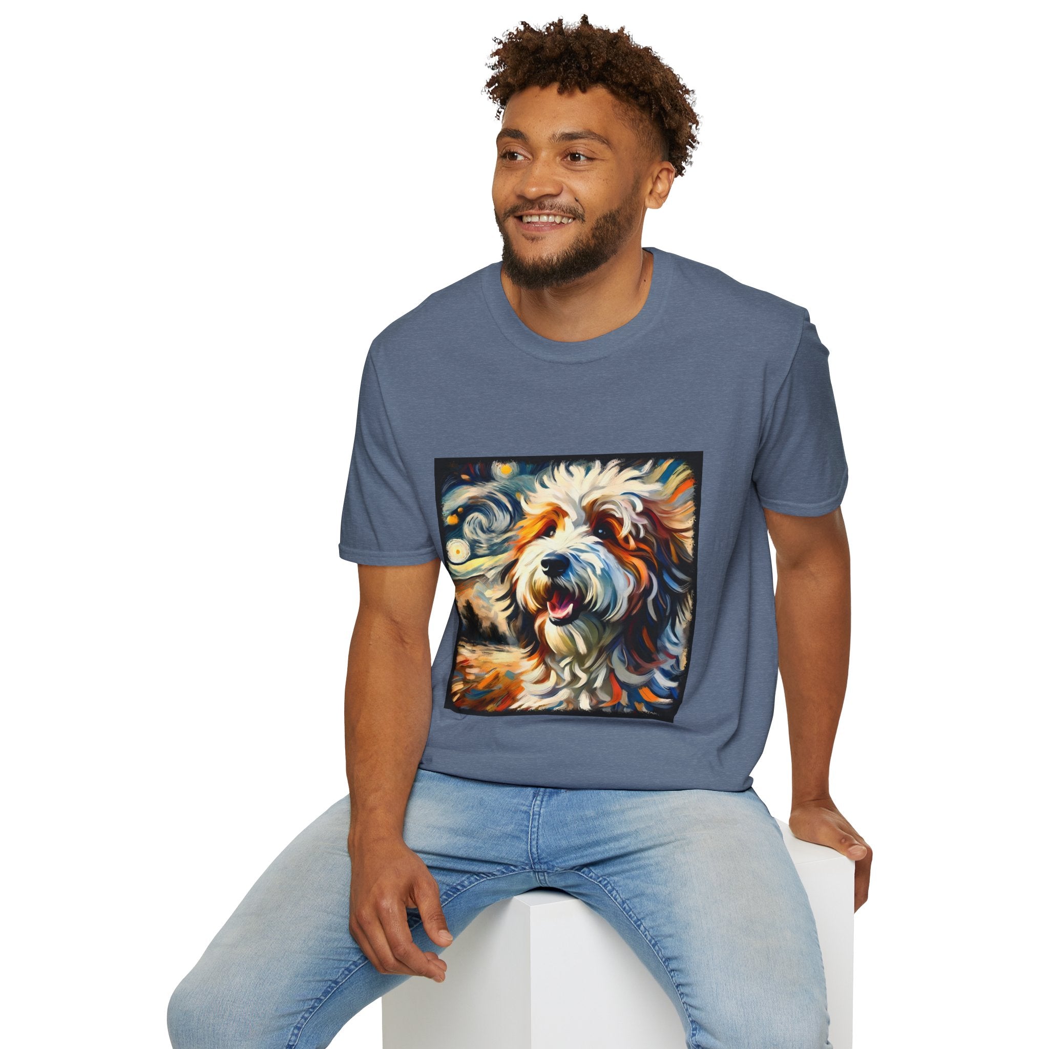 Bernedoodle Vivid Swirl | Unisex Dog T-Shirt
