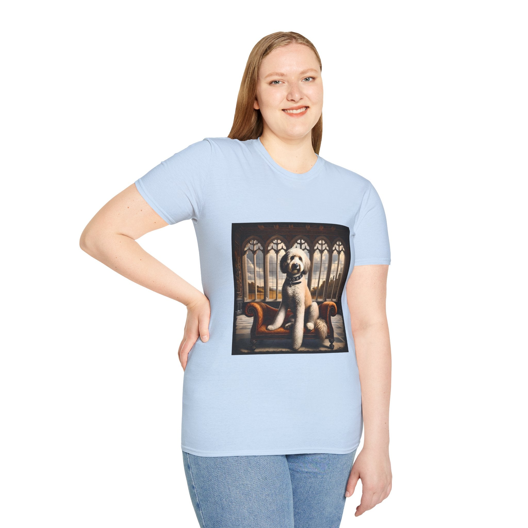Sheepadoodle Dashing Duke | Unisex Dog T-Shirt
