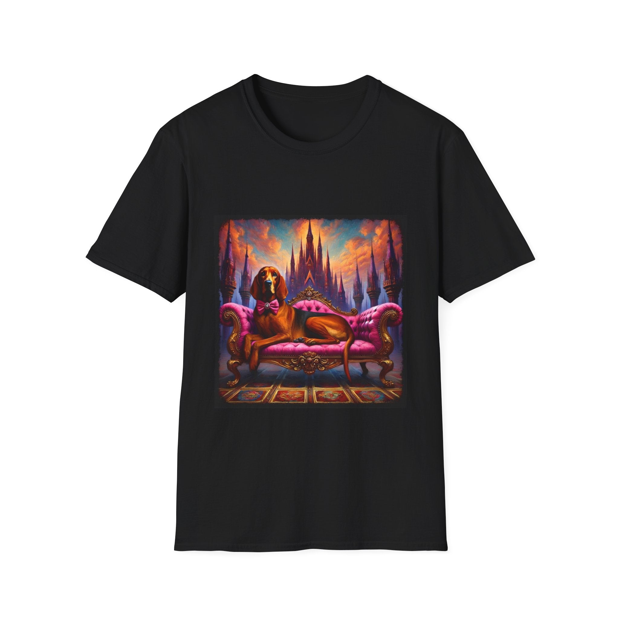 Coonhound Bow Babe | Unisex Dog T-Shirt