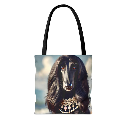Afghan Hound Tote Bag | Beach Bombshell Dog Lover Gift