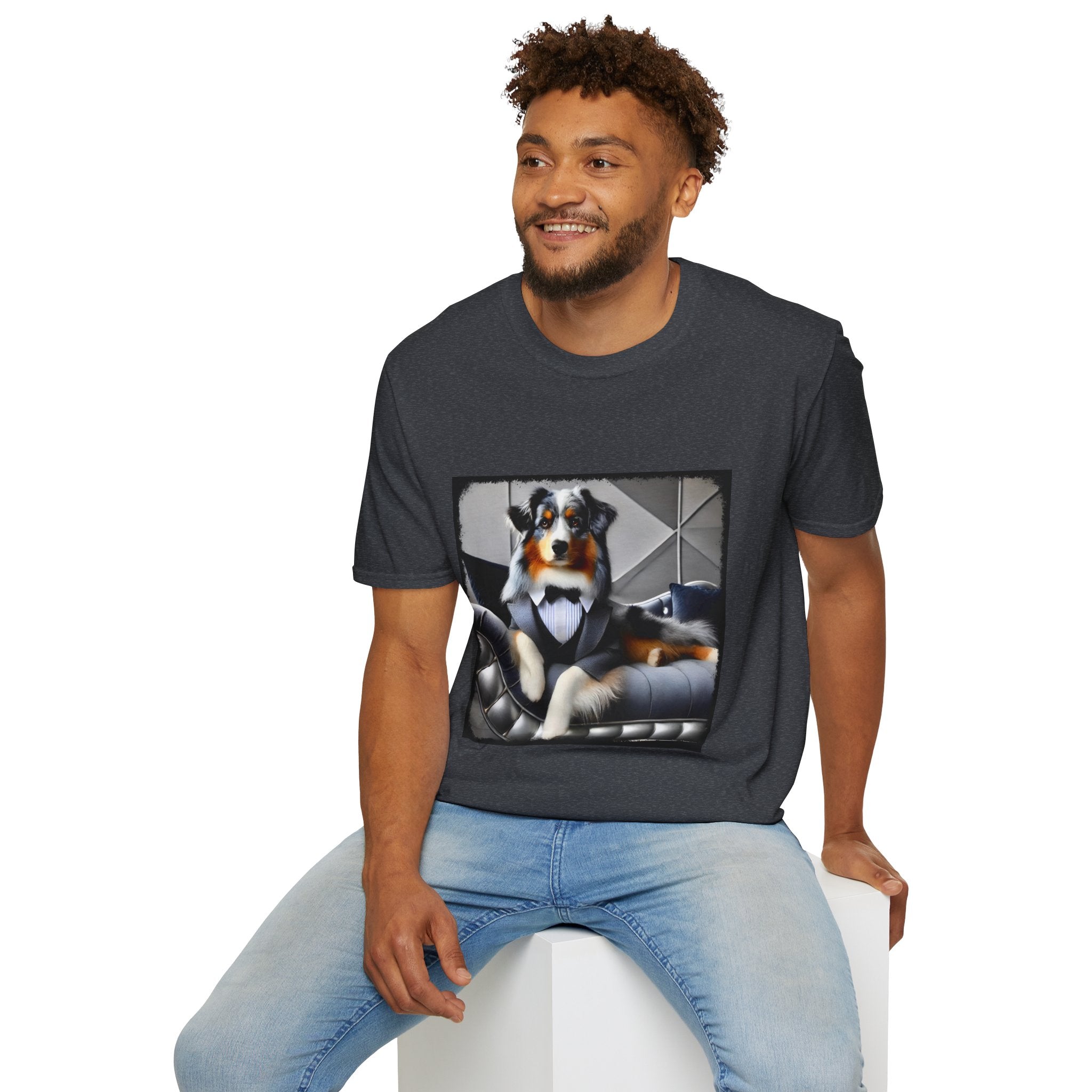 Australian Shepherd Dashing Dawg | Unisex Dog T-Shirt