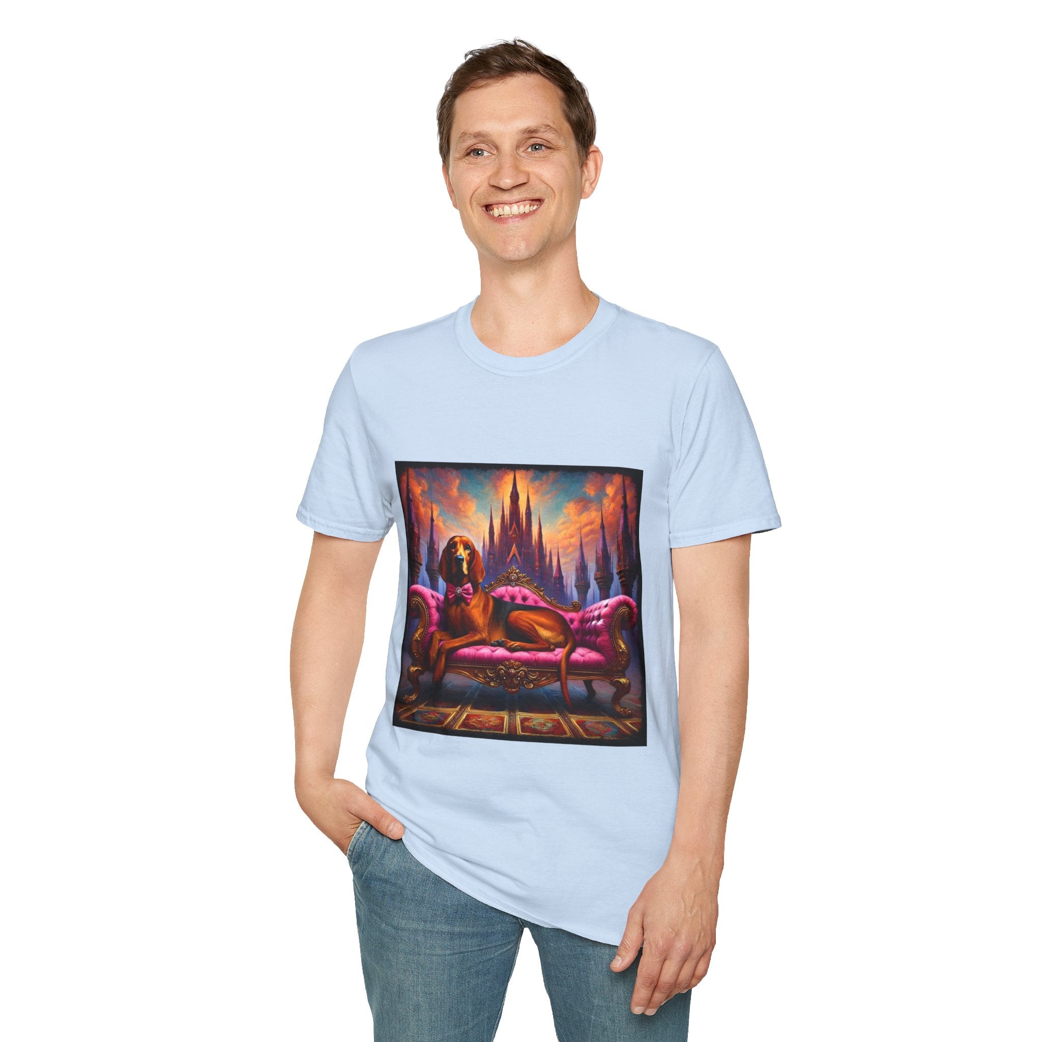 Coonhound Bow Babe | Unisex Dog T-Shirt