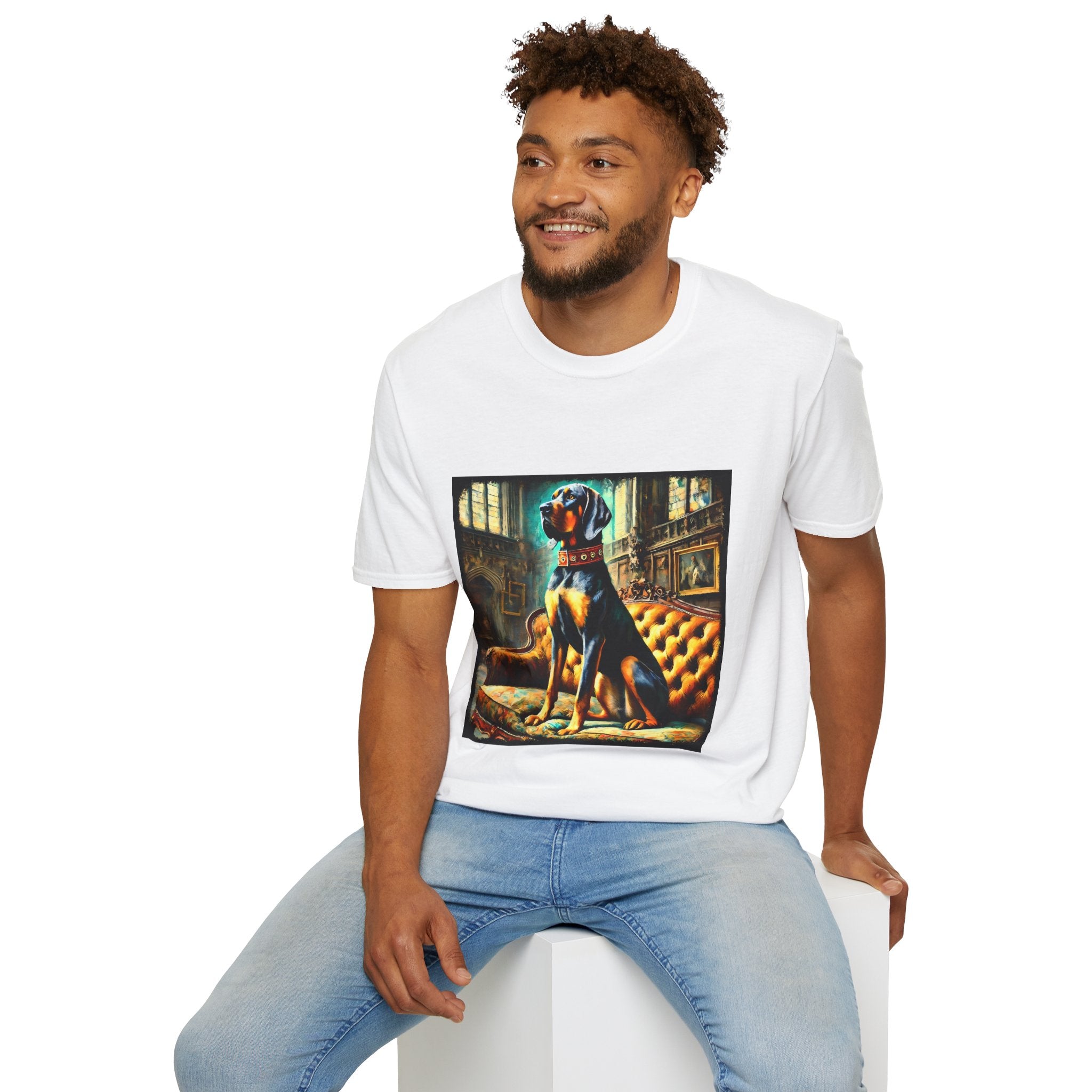 Coonhound Casual Royalty | Unisex Dog T-Shirt