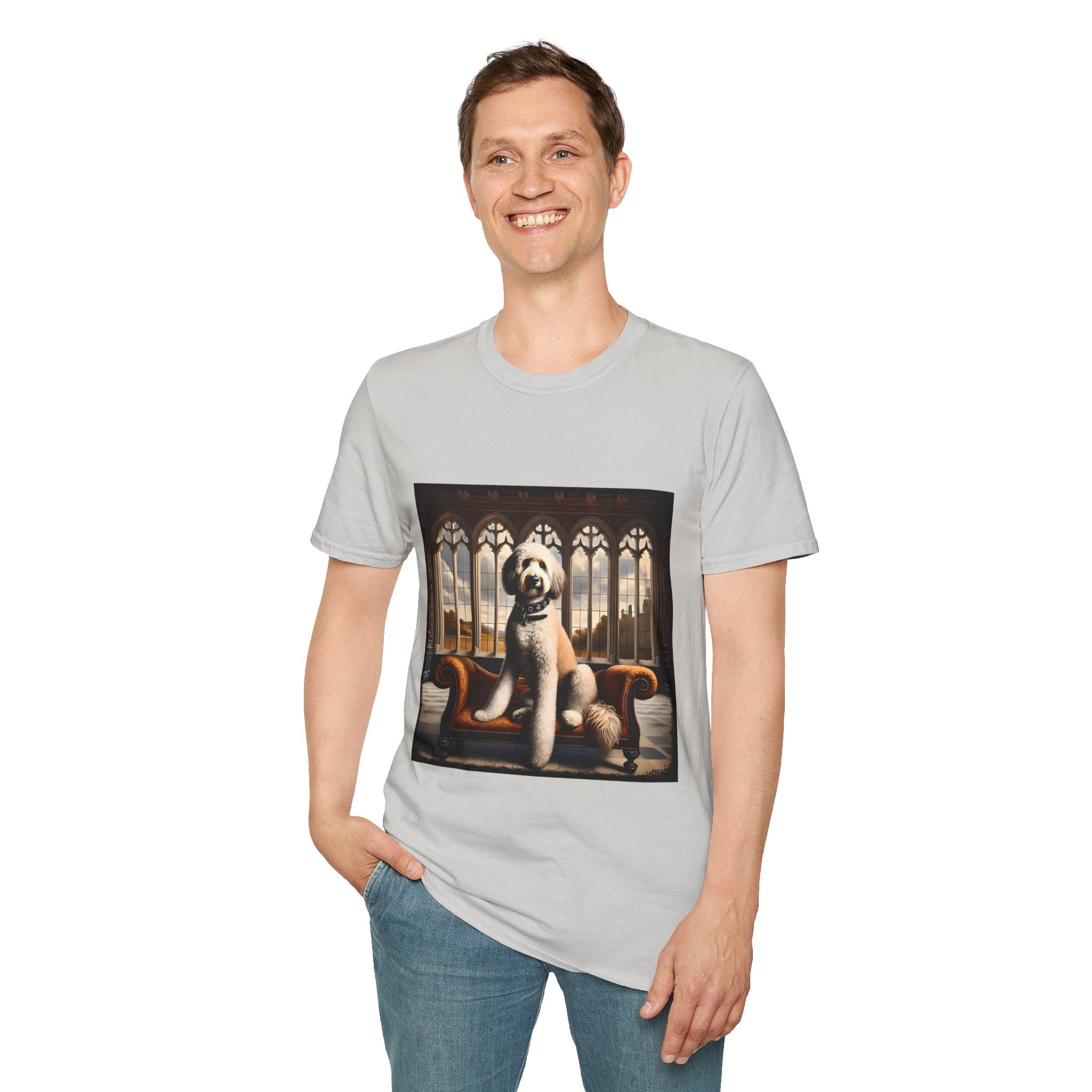 Sheepadoodle Dashing Duke | Unisex Dog T-Shirt