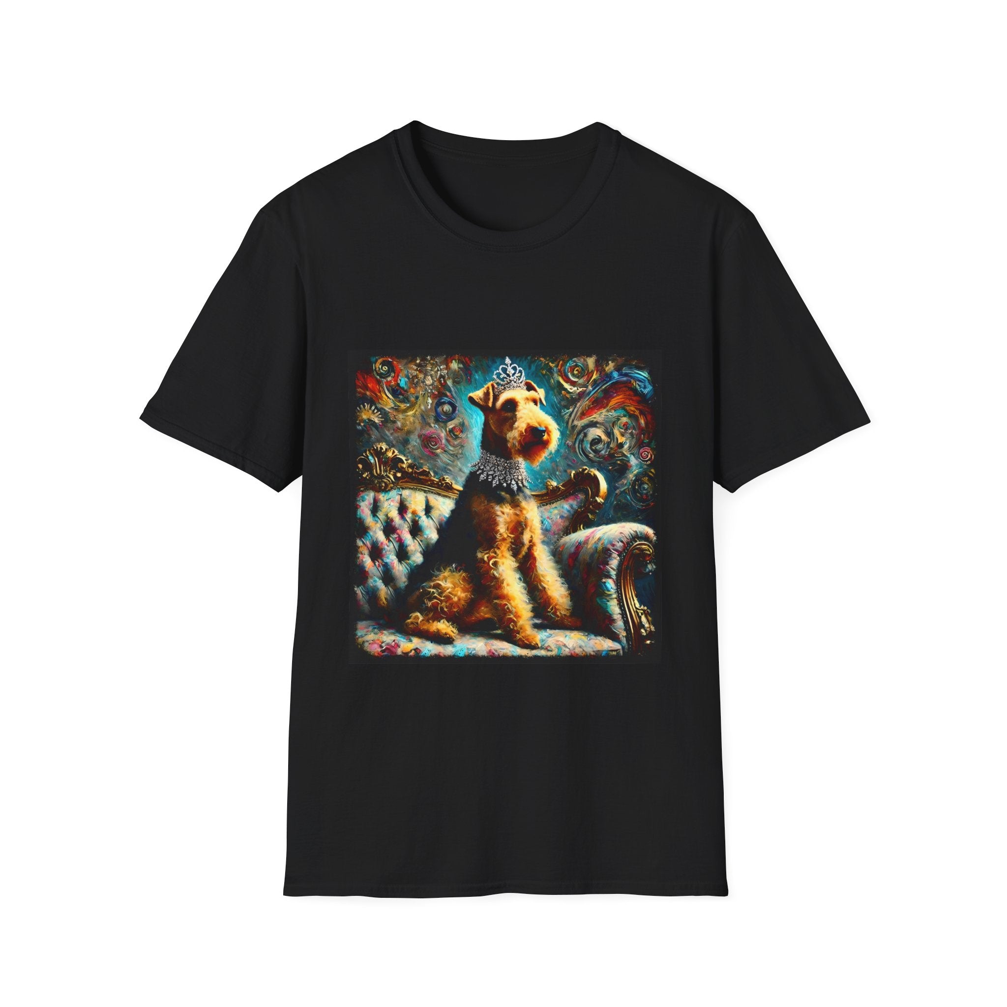 Airedale Terrier Shirt | Diamond Princess Swirl Dog Lover Tee