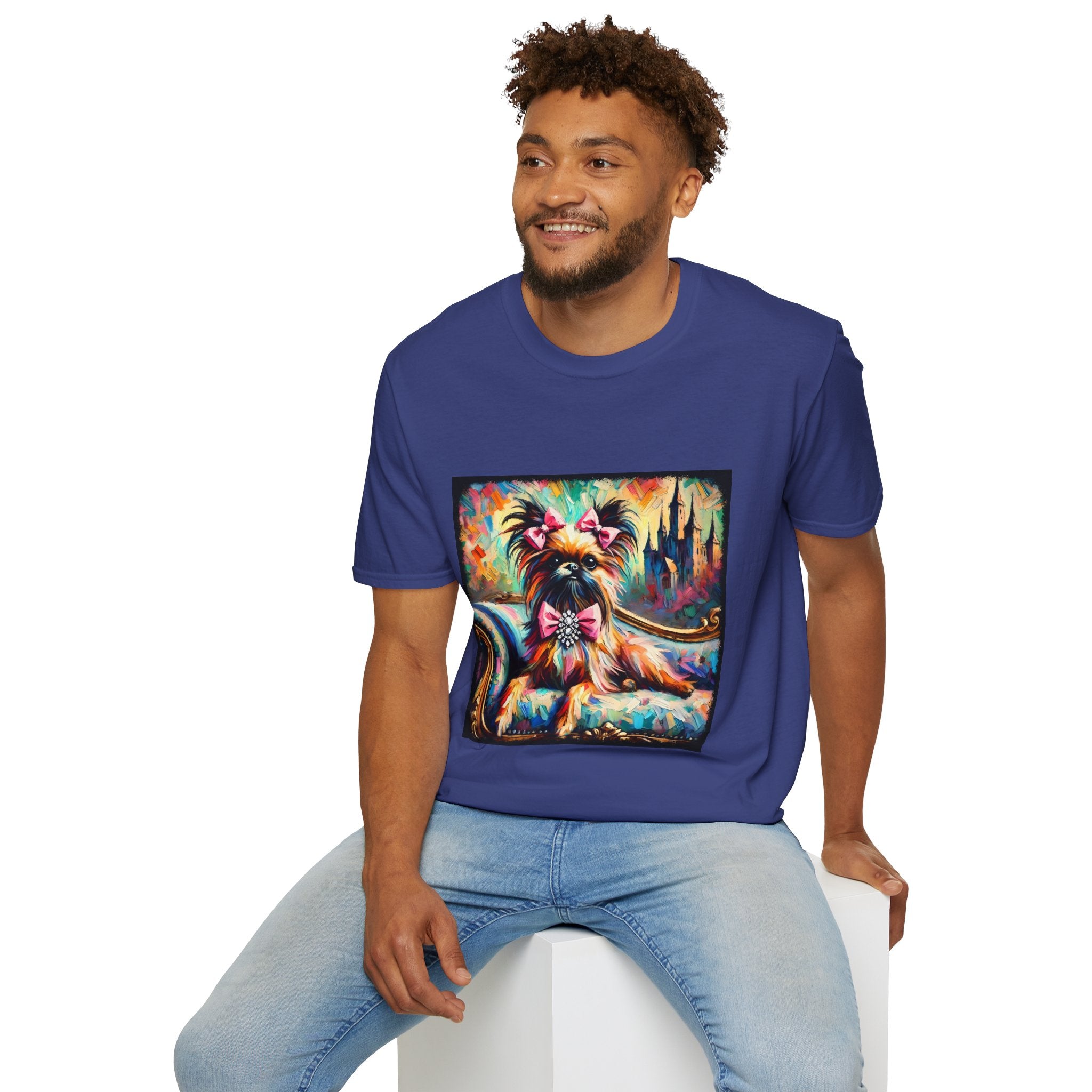 Brussels Griffon Diamond Princess Classic | Unisex Dog T-Shirt
