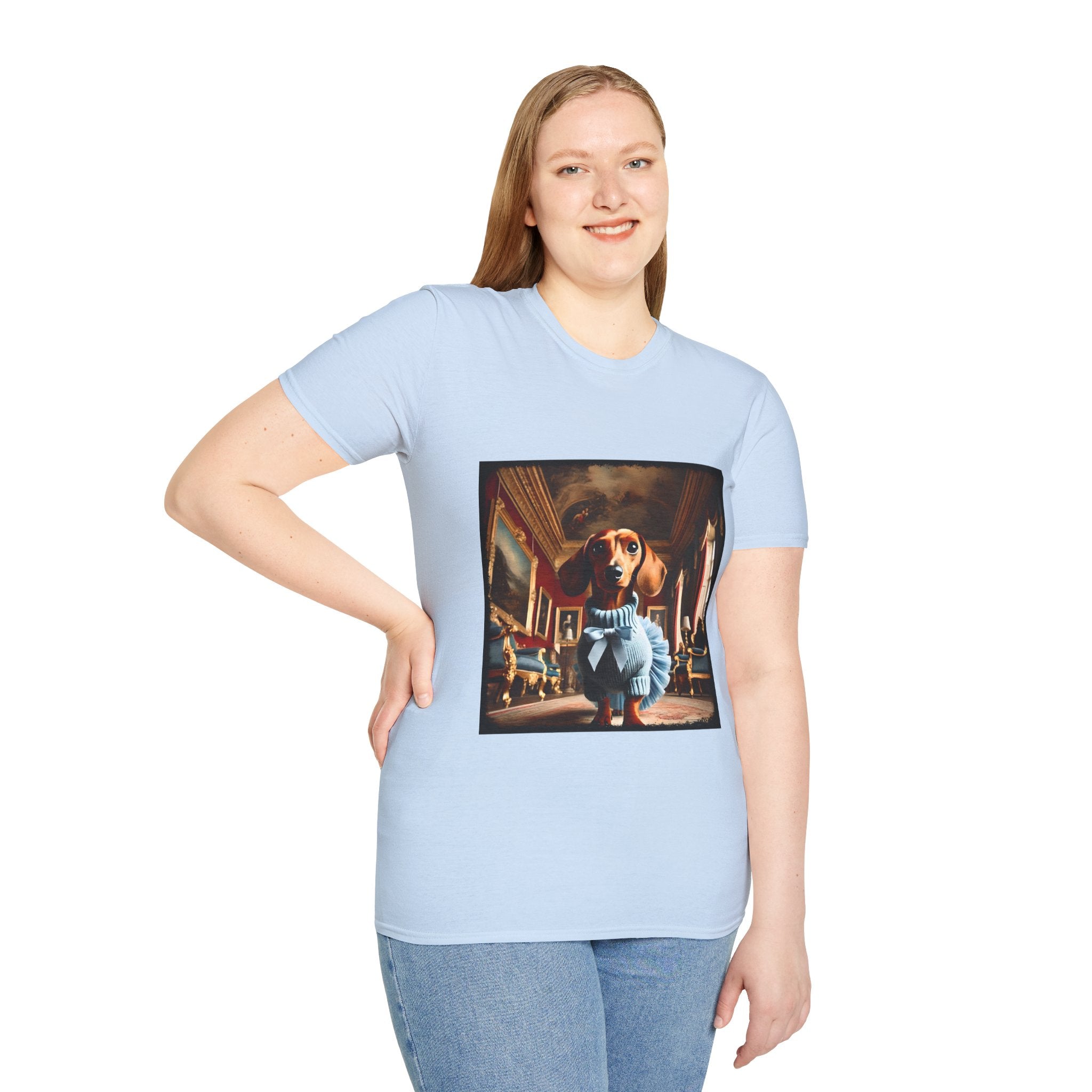 Dachshund Hidden Heiress | Unisex Dog T-Shirt
