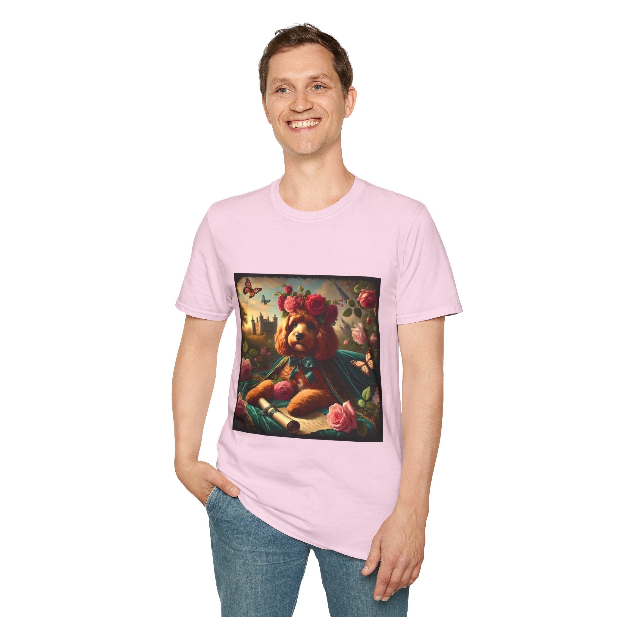 Cavapoo Botanical Beauty | Unisex Dog T-Shirt