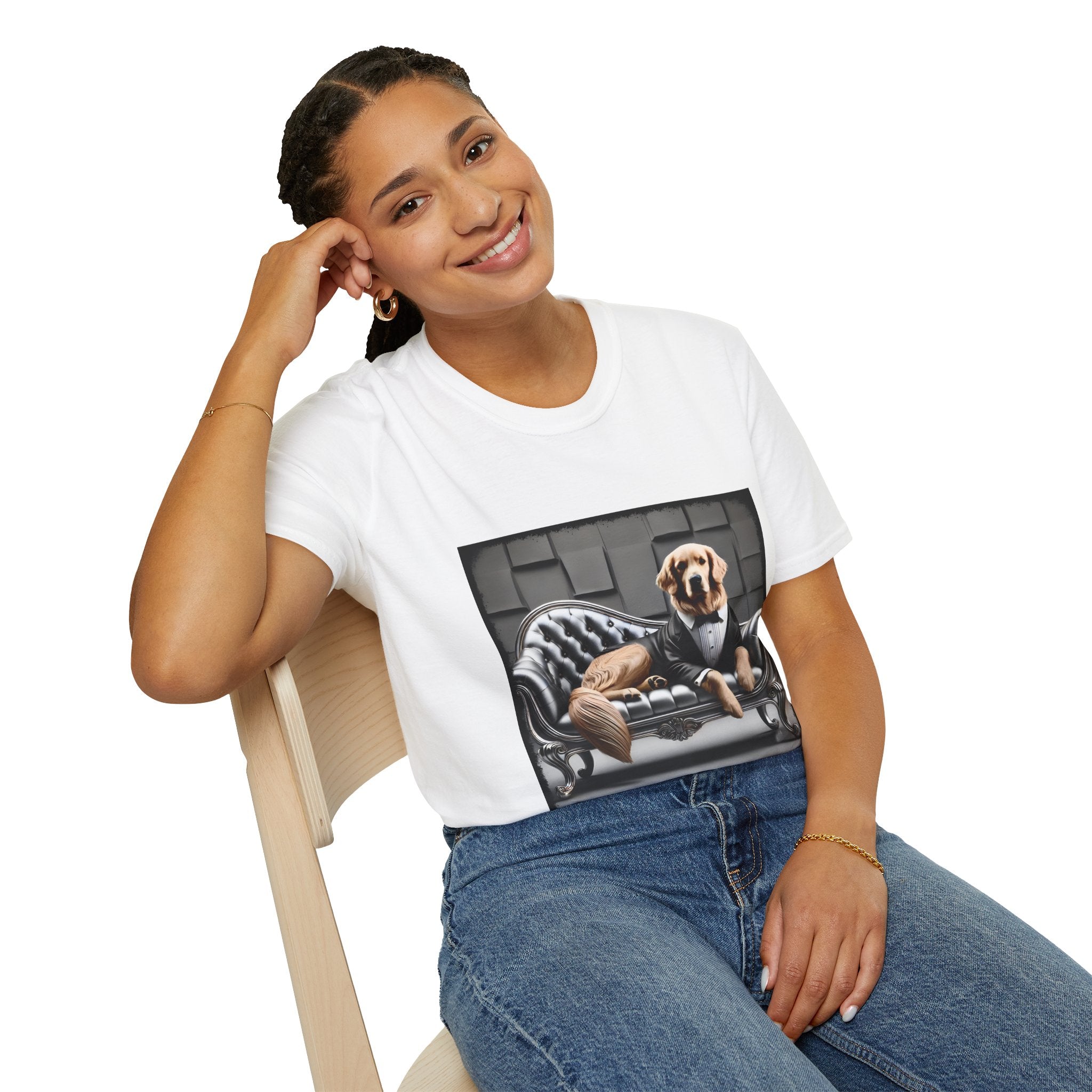 Golden Retriever Shirt | Bowtie Boss Dog Lover Tee