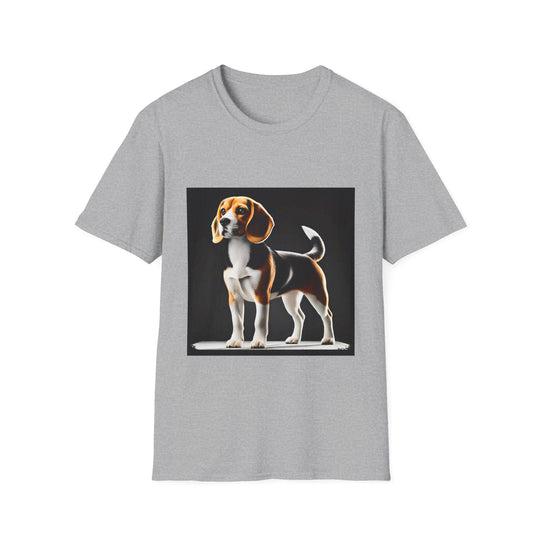 Beagle Best in Show design dog lover unisex t-shirt in sport grey