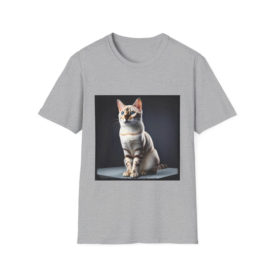 Bengal Cat Snow Lynx Lady design cat lover unisex t-shirt in sport grey
